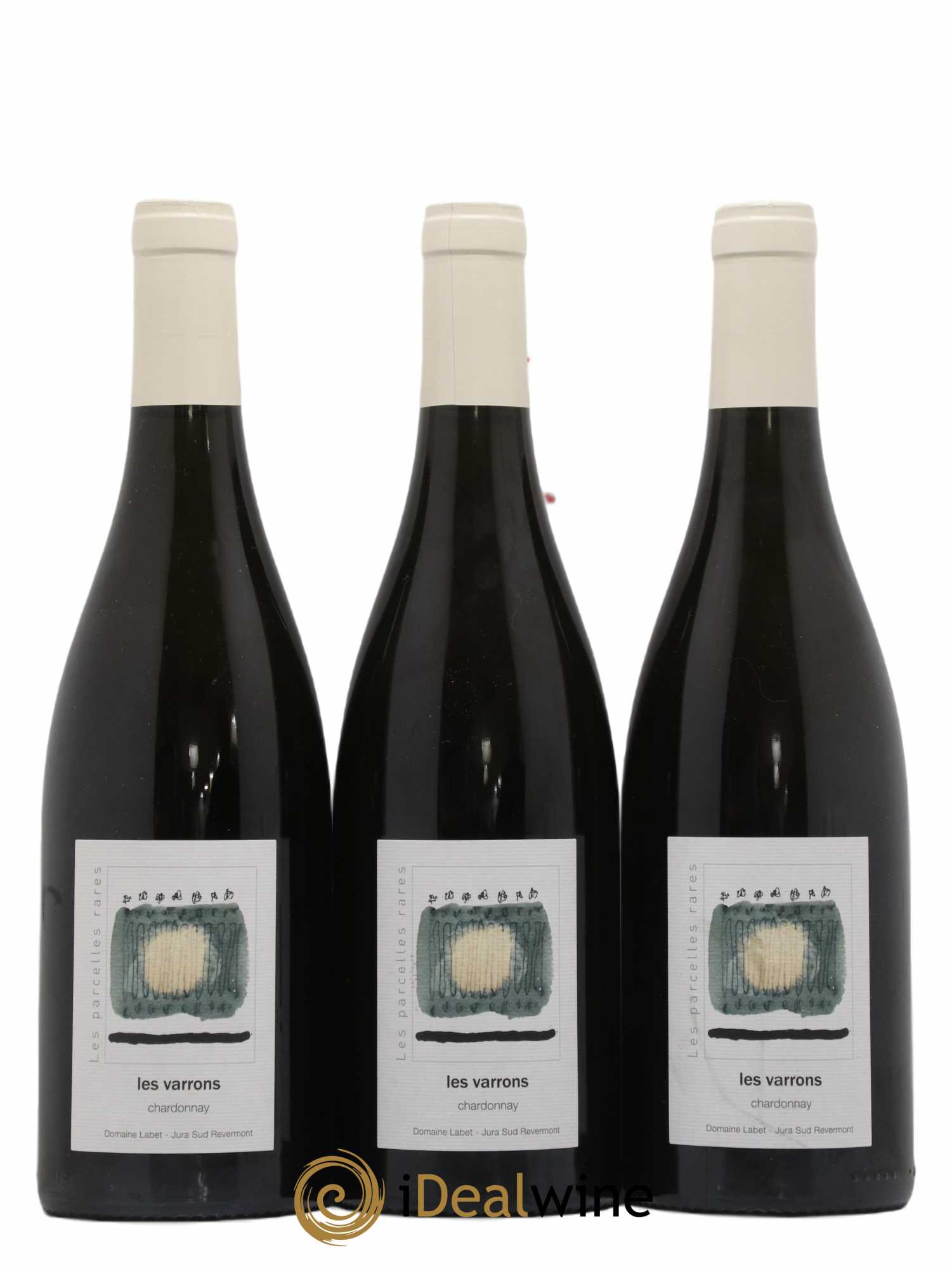 Côtes du Jura Chardonnay Les Varrons Romain - Julien - Charline Labet 2019 - Lot de 3 bouteilles - 0