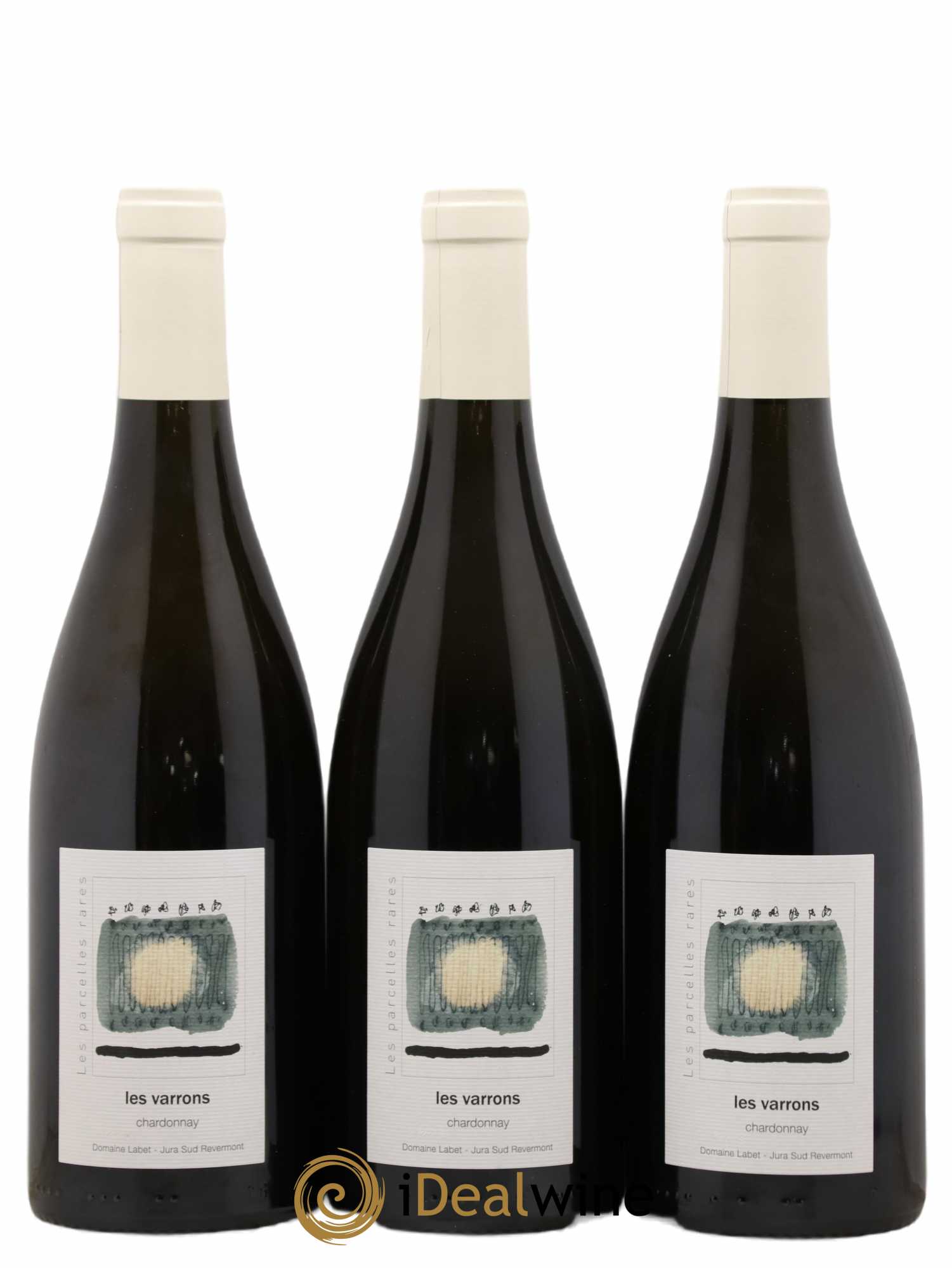 Côtes du Jura Chardonnay Les Varrons Romain - Julien - Charline Labet 2019 - Lot de 3 bouteilles - 0