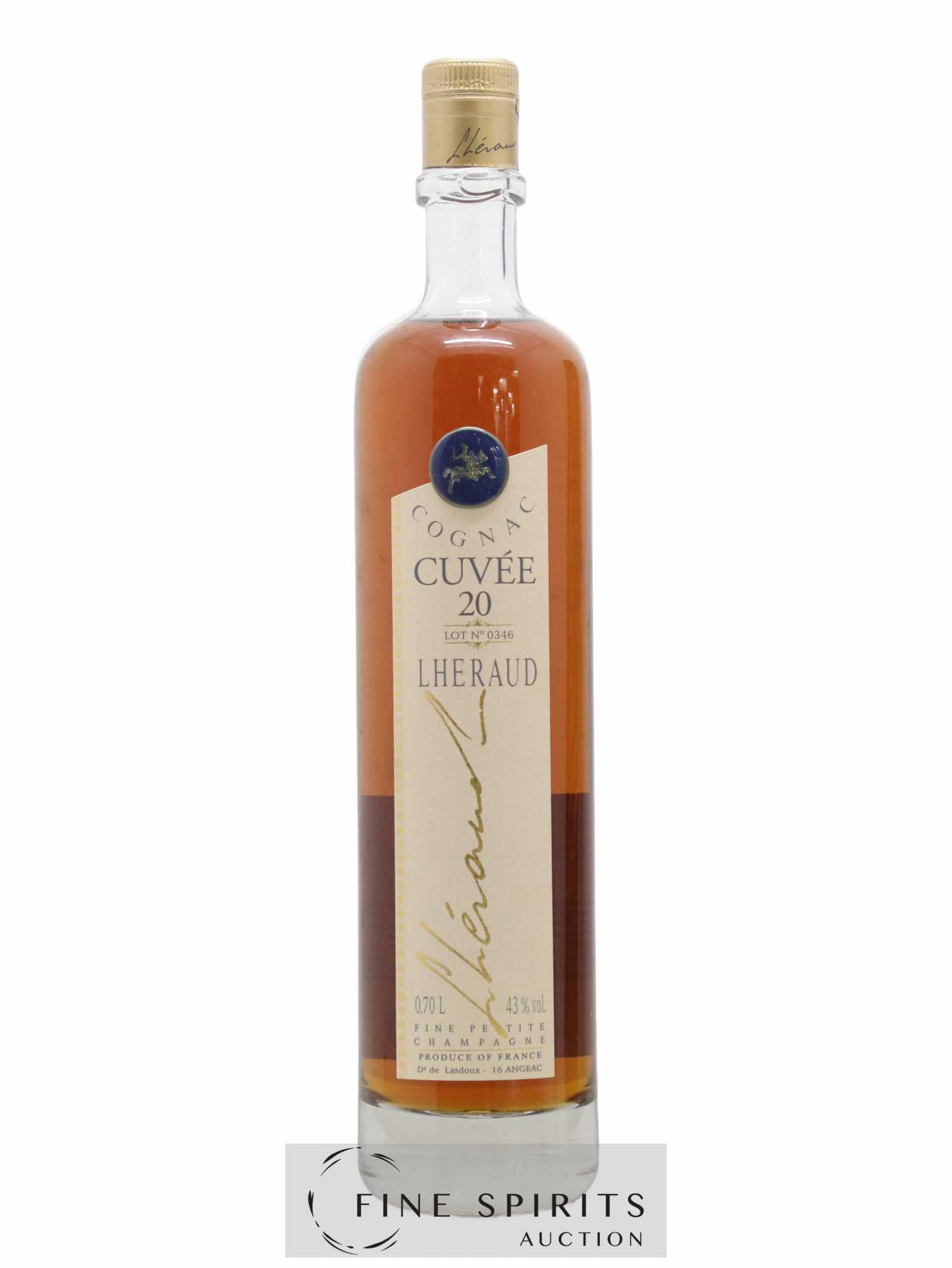 Guy Lheraud Of. Cuvée 20 Lot n°0346 - Lot de 1 bouteille - 1