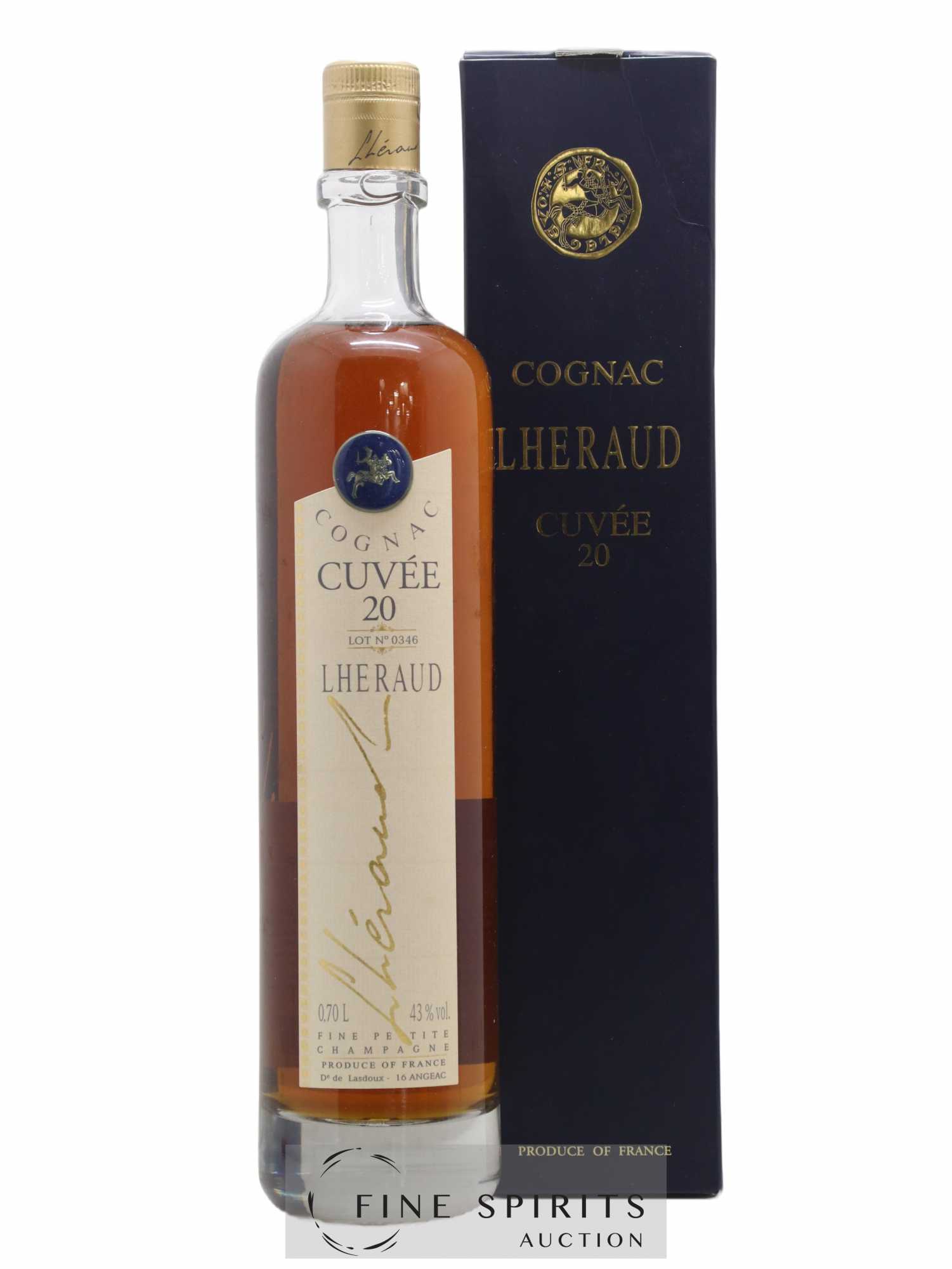 Guy Lheraud Of. Cuvée 20 Lot n°0346 - Lot de 1 bouteille - 0