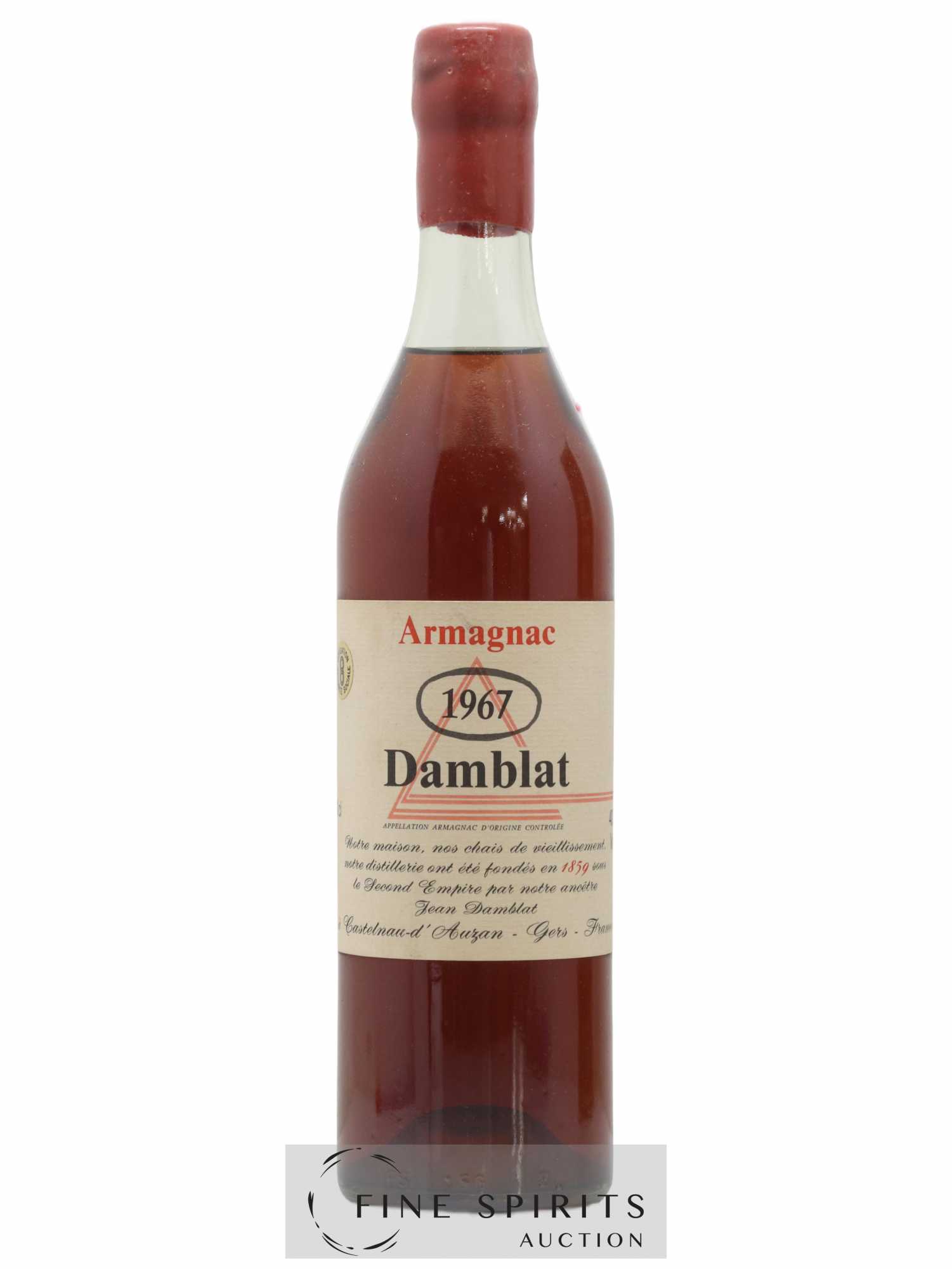 Damblat 1967 Of. - Posten von 1 Flasche - 1
