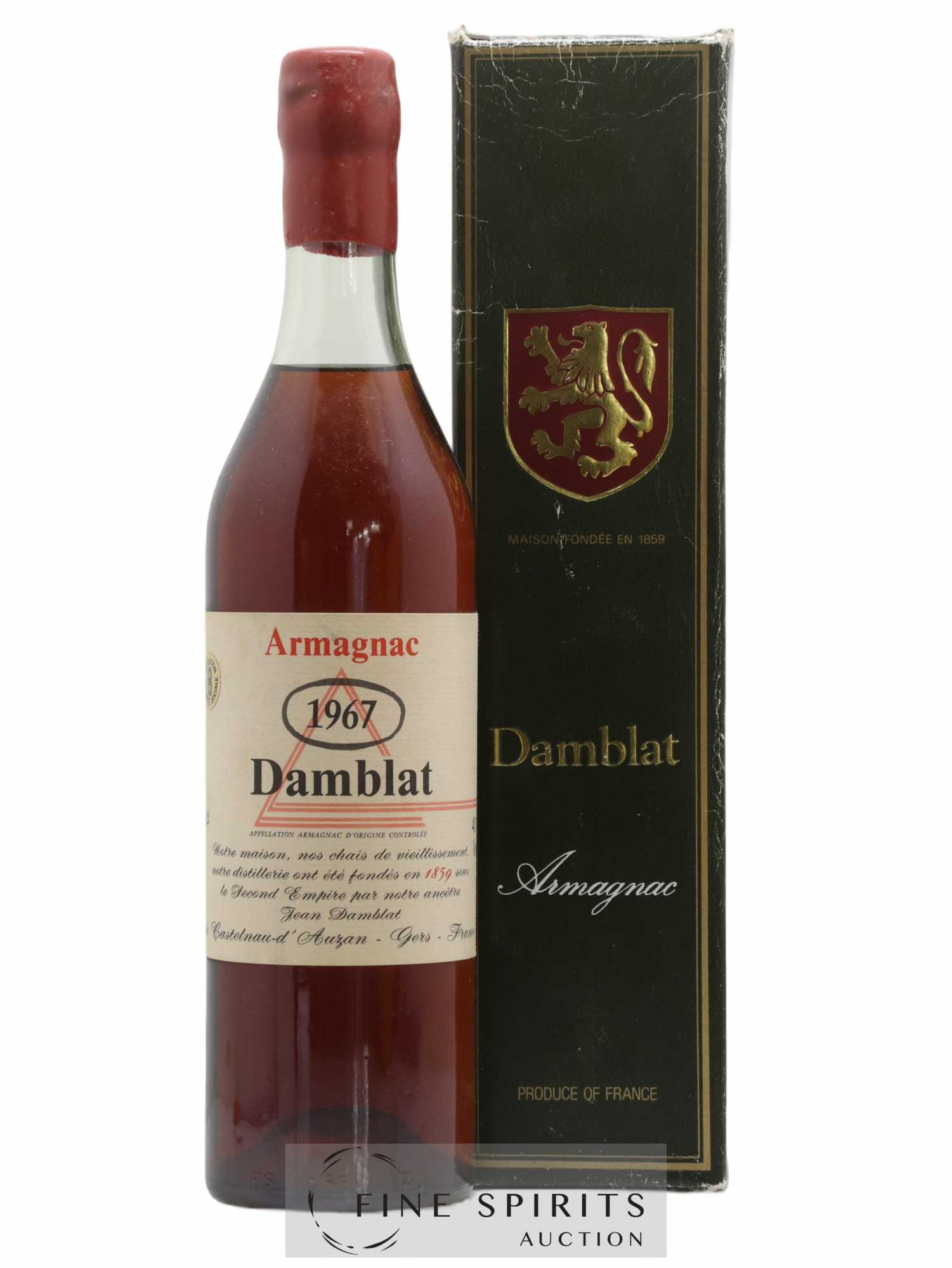 Damblat 1967 Of. - Posten von 1 Flasche - 0