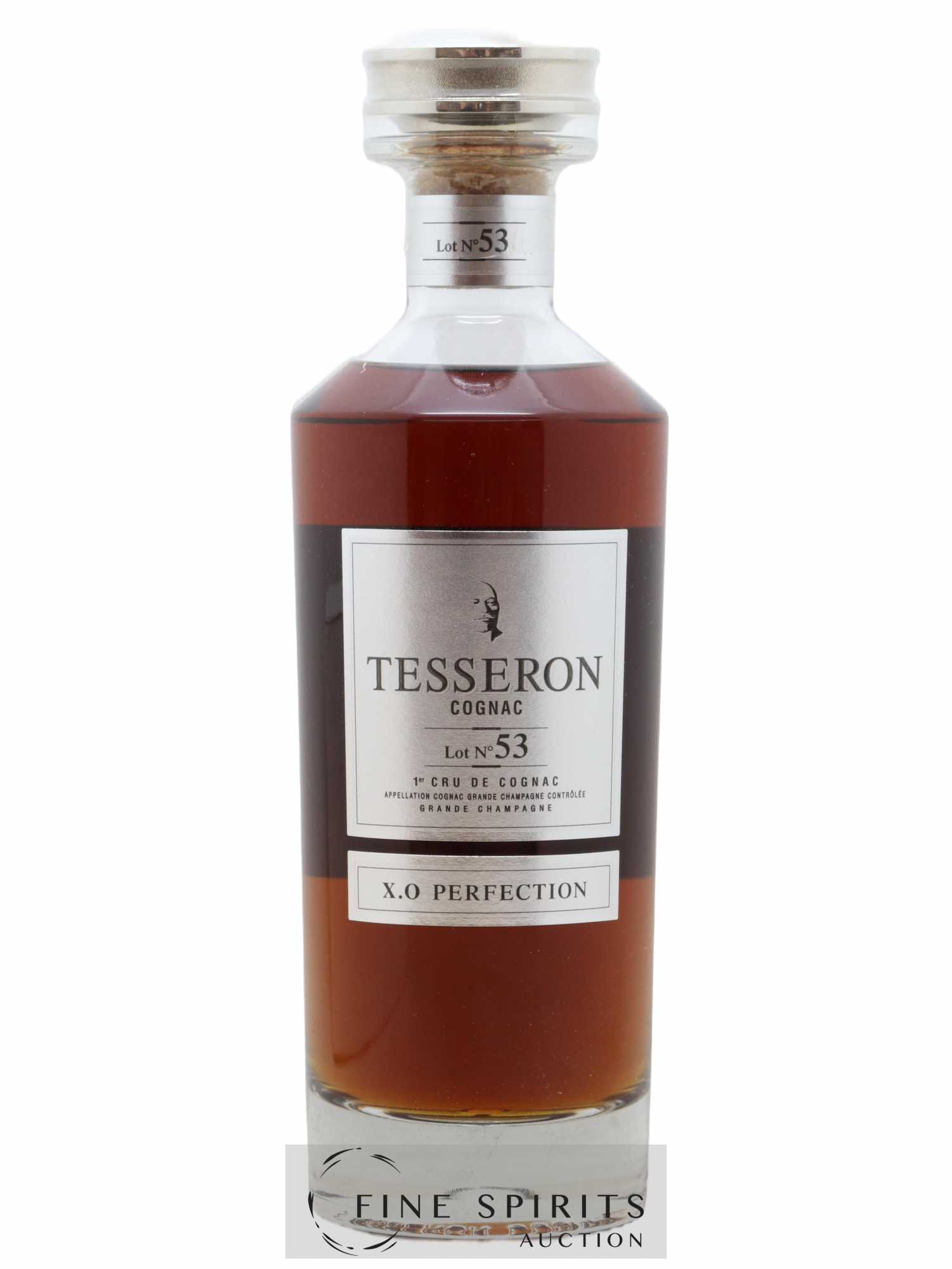 Tesseron Of. Cognac 1er Cru Lot n°53 X.O Perfection - Limited Edition - Lot de 1 bouteille - 1