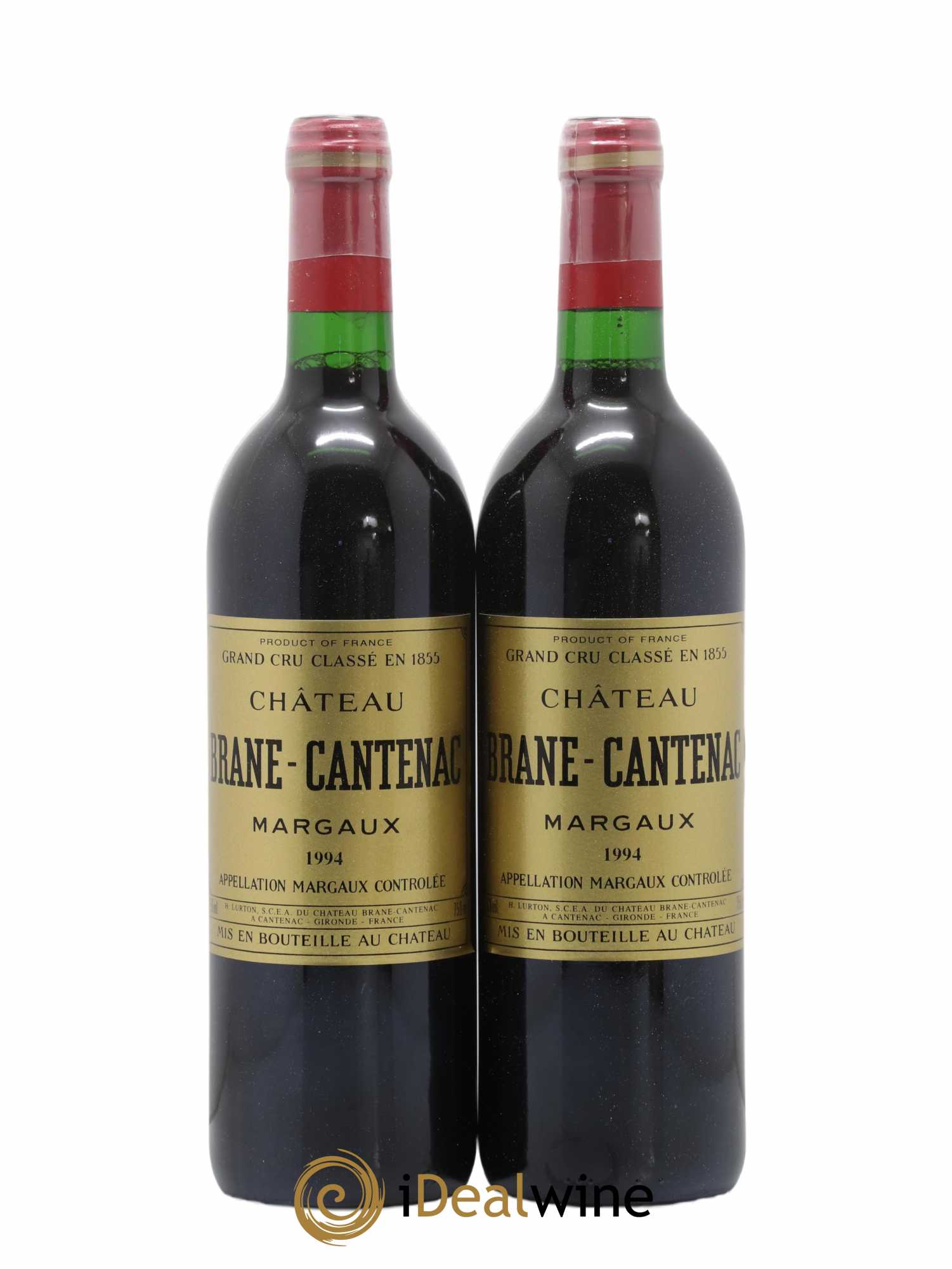 Château Brane Cantenac 2ème Grand Cru Classé 1994 - Lot de 2 bouteilles - 0