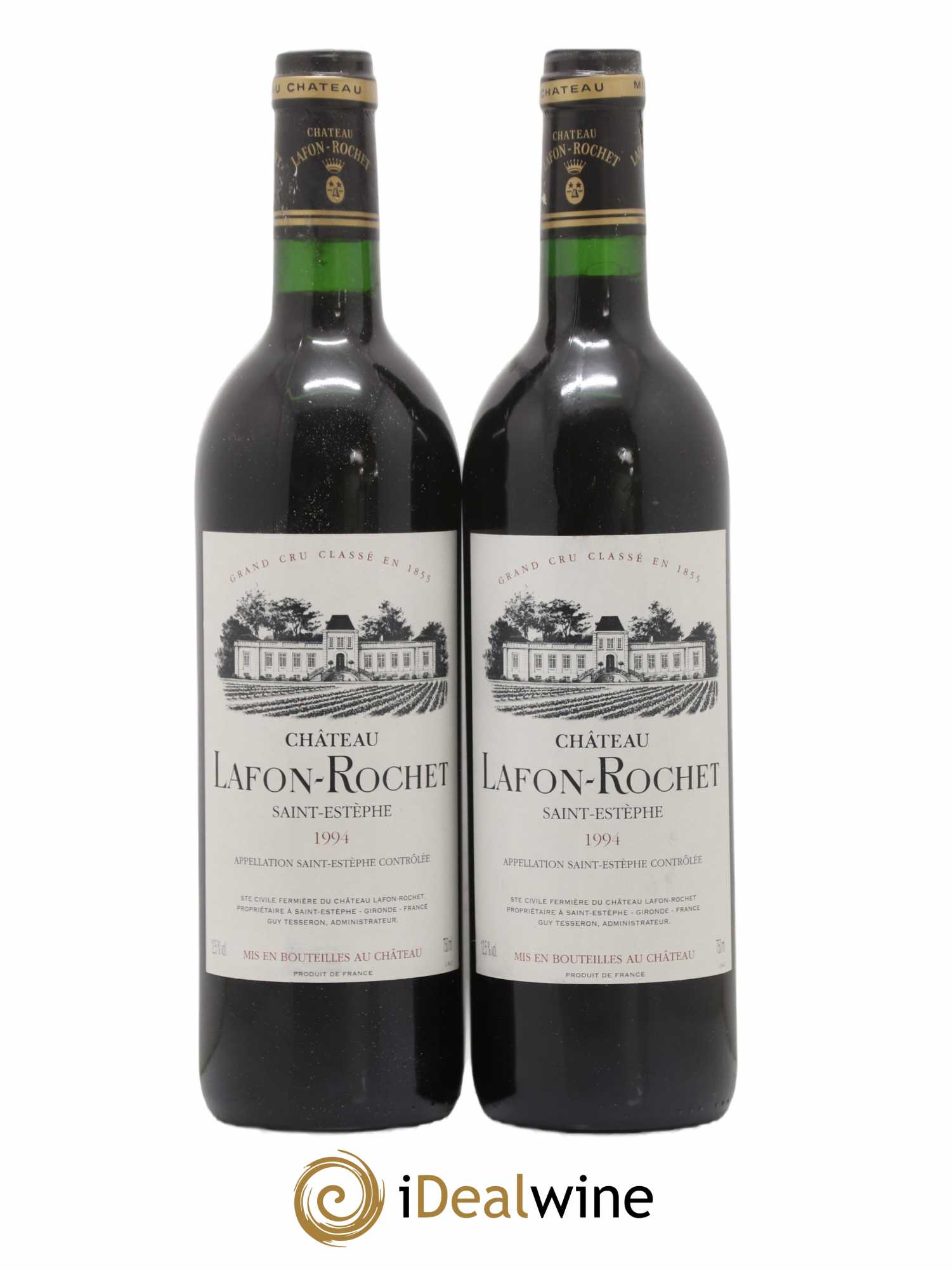 Château Lafon Rochet 4ème Grand Cru Classé 1994 - Lot de 2 bouteilles - 0
