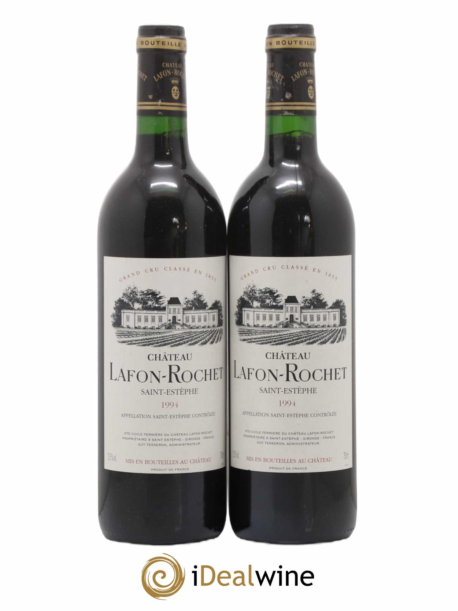 Château Lafon Rochet 4ème Grand Cru Classé 1994 - Lot de 2 bouteilles - 0
