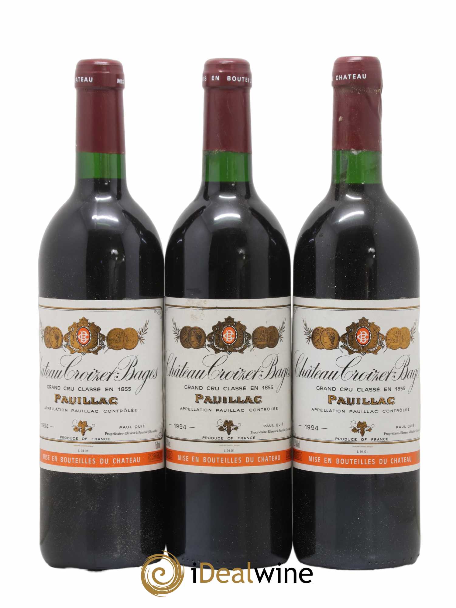 Château Croizet Bages 5ème Grand Cru Classé 1994 - Lot de 12 bouteilles - 2