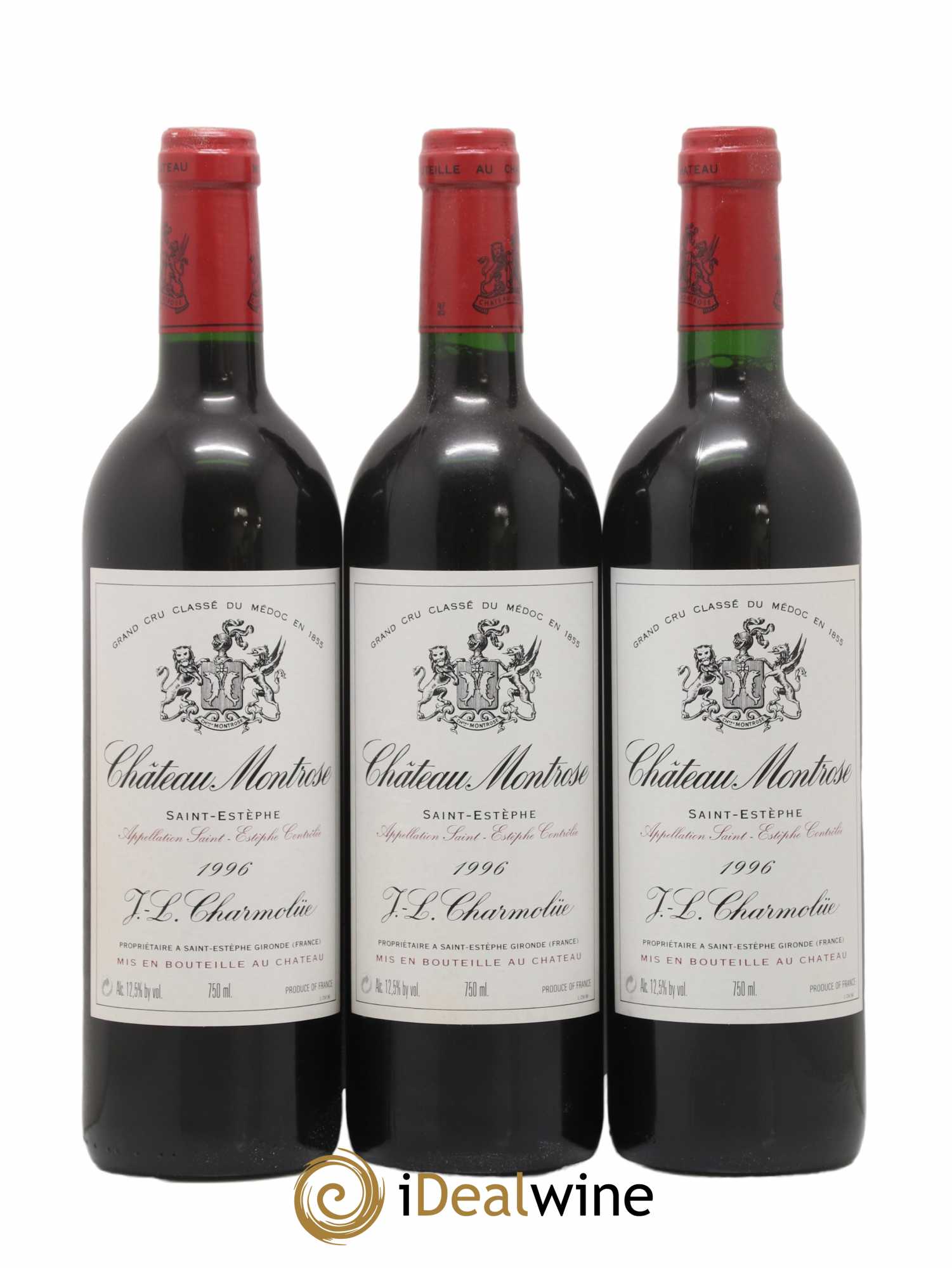Château Montrose 2ème Grand Cru Classé 1996 - Lot de 12 bouteilles - 1