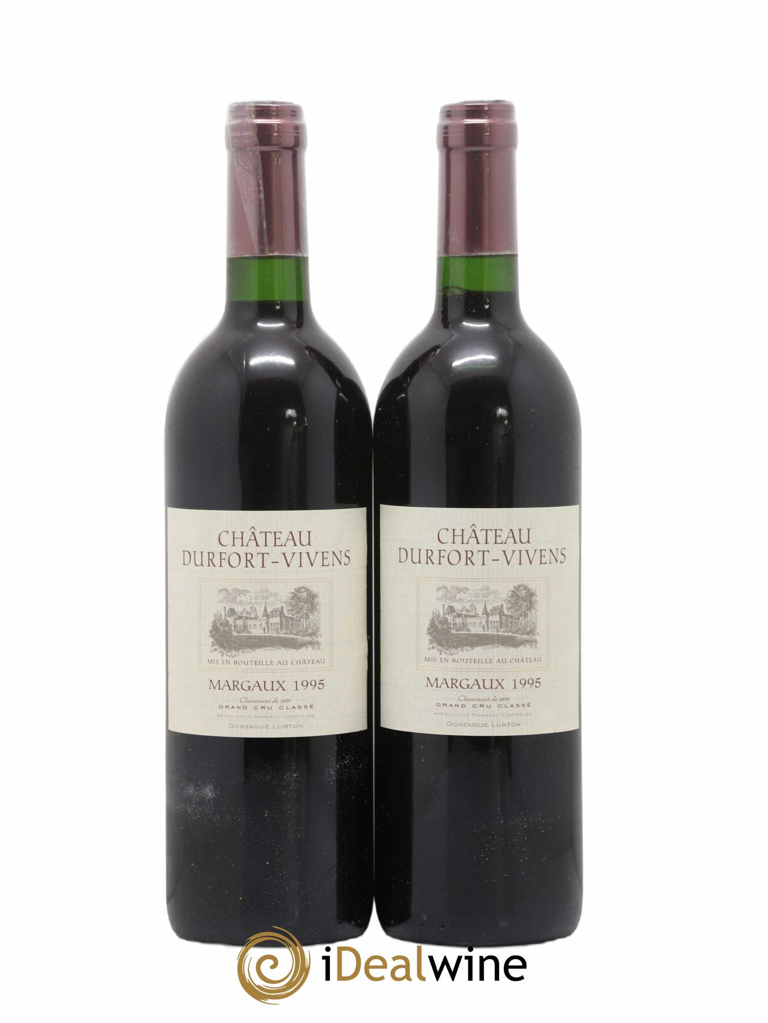 Château Durfort Vivens 2ème Grand Cru Classé 1995 - Lot de 2 bouteilles - 0