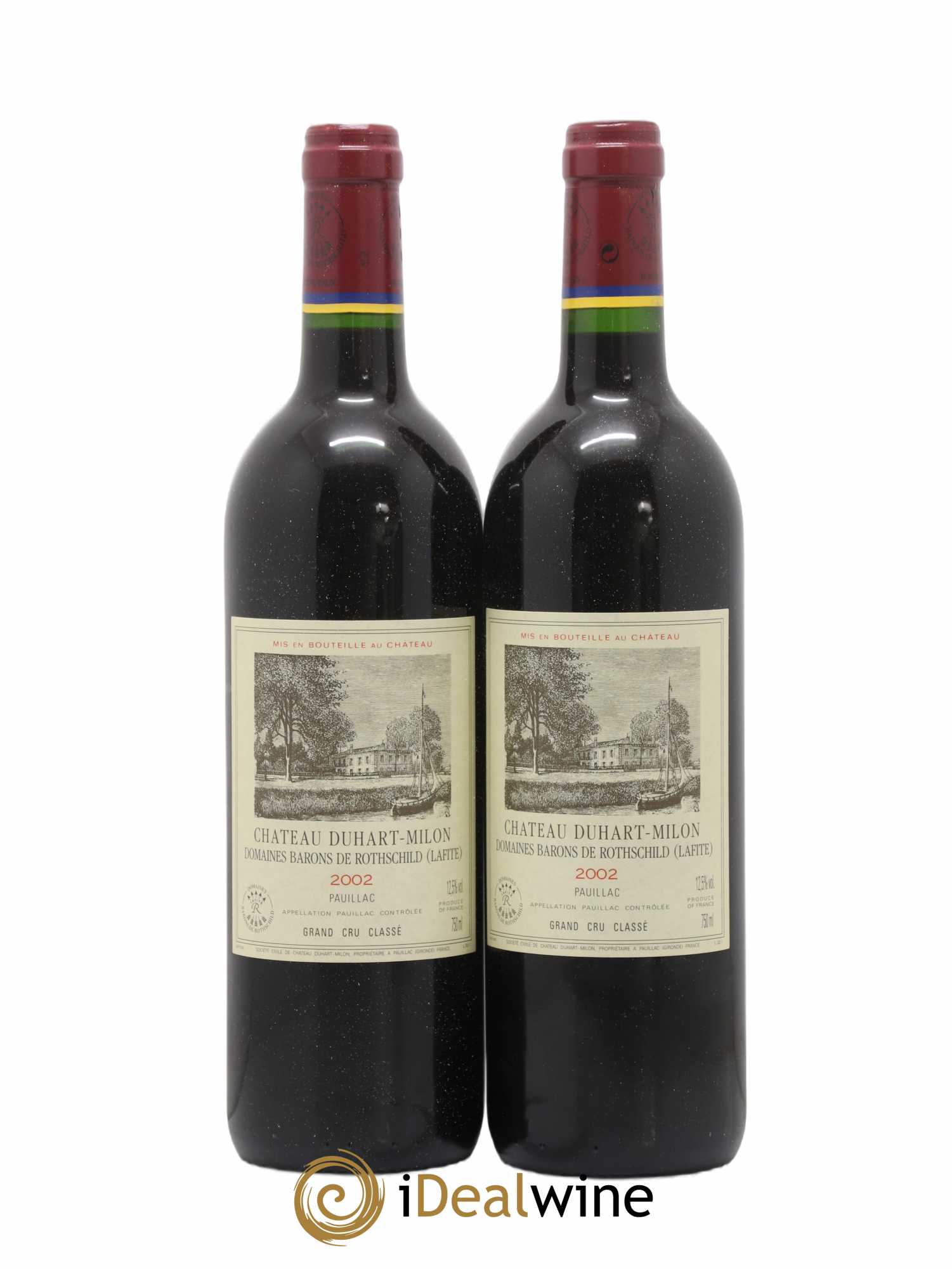 Château Duhart-Milon 4ème Grand Cru Classé 2002 - Lot de 2 bouteilles - 0