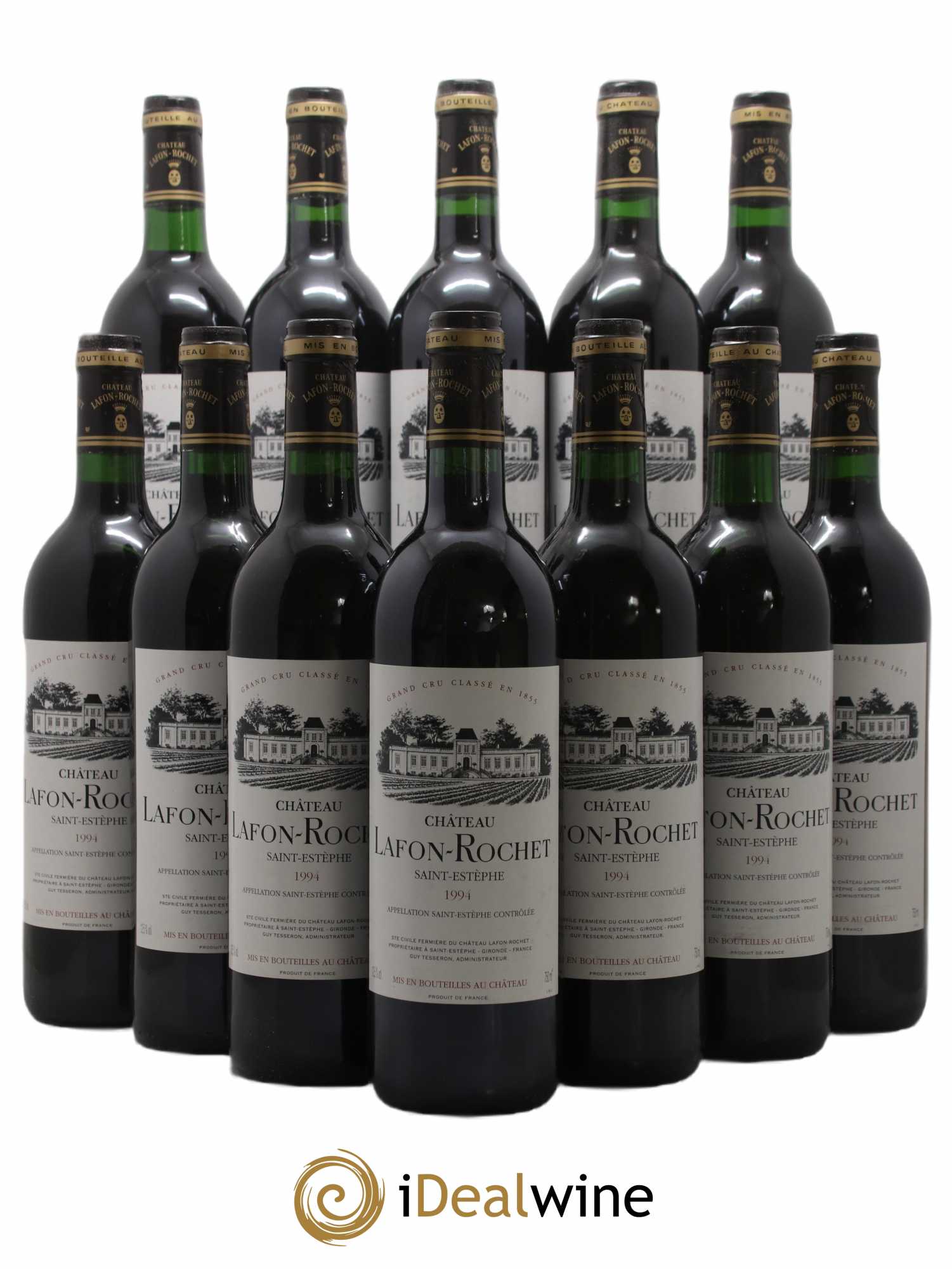 Château Lafon Rochet 4ème Grand Cru Classé 1994 - Lot de 12 bouteilles - 0