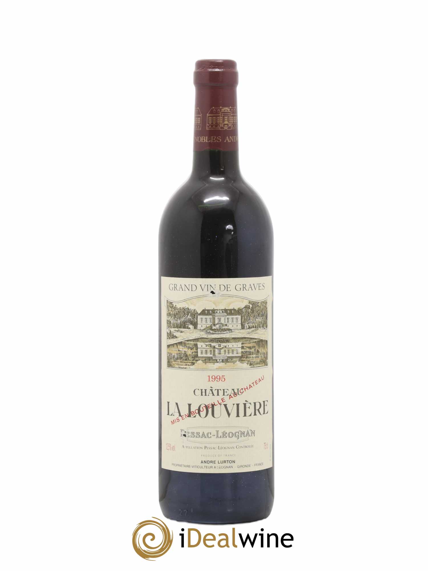 Château la Louvière 1995 - Lot de 1 bouteille - 0