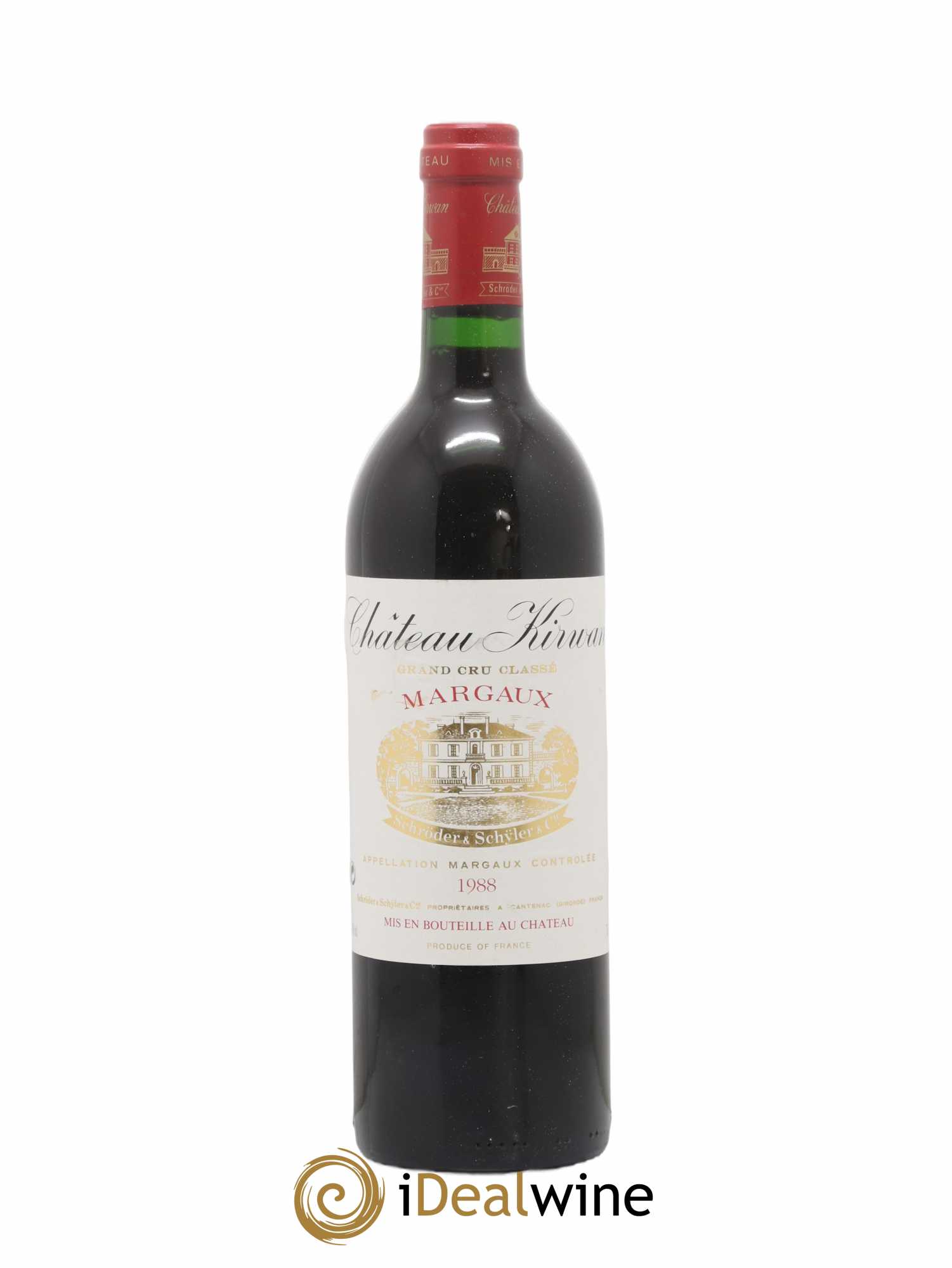 Château Kirwan 3ème Grand Cru Classé 1988 - Lot de 1 bouteille - 0