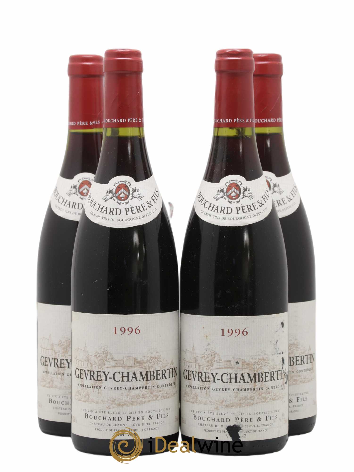 Gevrey-Chambertin Bouchard Père & Fils 1996 - Lot de 4 bouteilles - 0