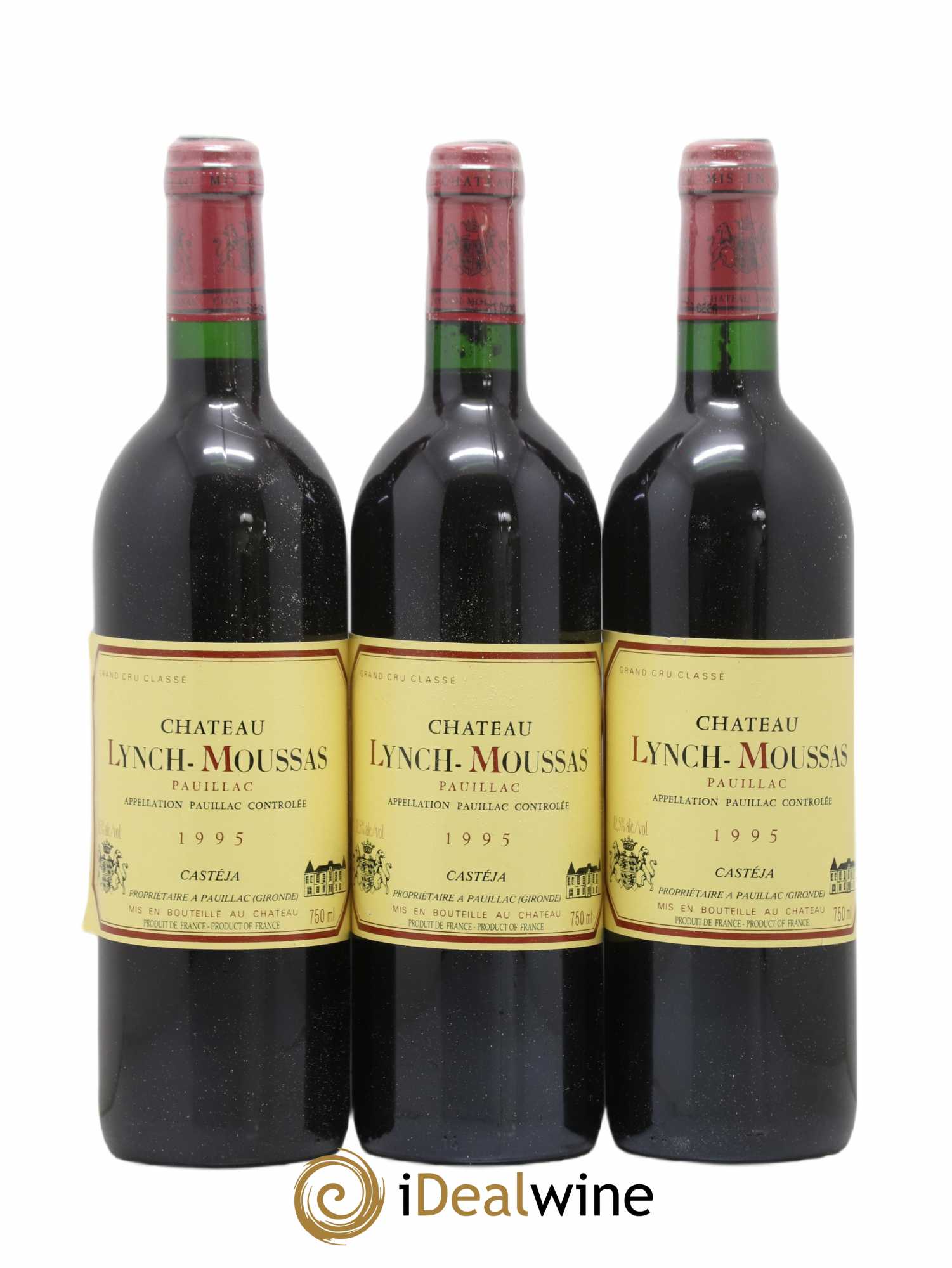 Château Lynch Moussas 5ème Grand Cru Classé 1995 - Lot de 12 bouteilles - 1