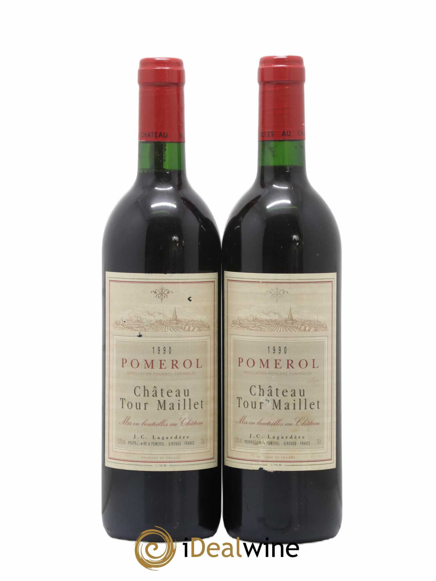 Château Tour Maillet 1990 - Lot de 2 bouteilles - 0