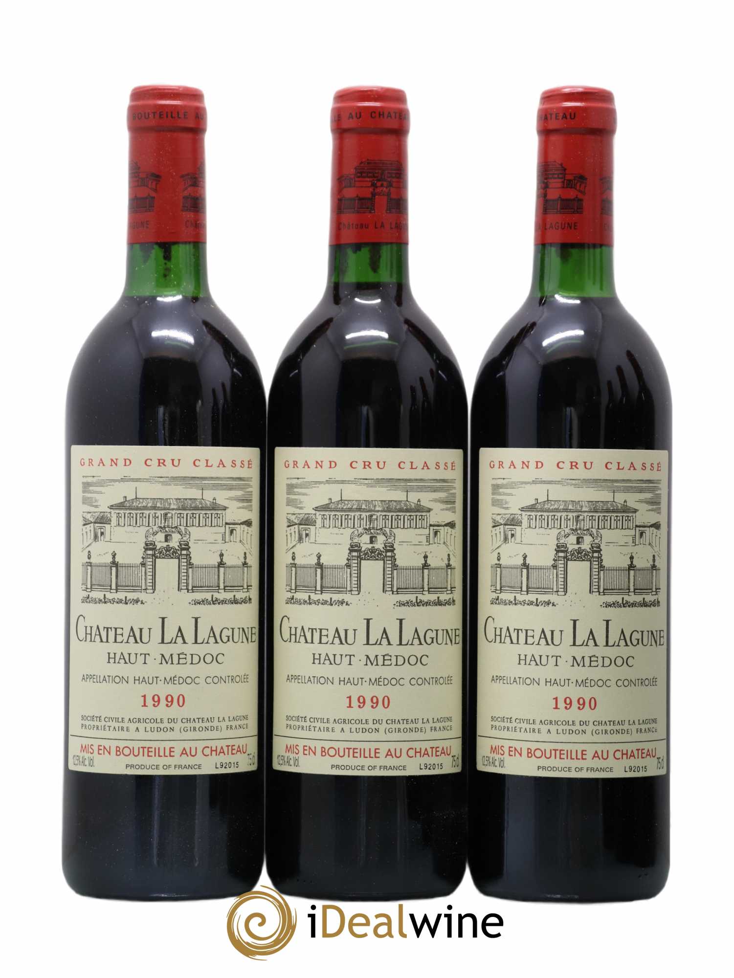 Château la Lagune 3ème Grand Cru Classé 1990 - Lot de 6 bouteilles - 1
