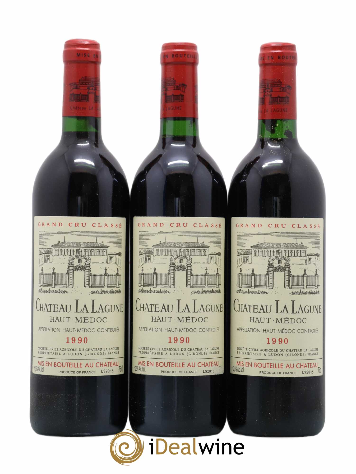 Château la Lagune 3ème Grand Cru Classé 1990 - Lot de 6 bouteilles - 2