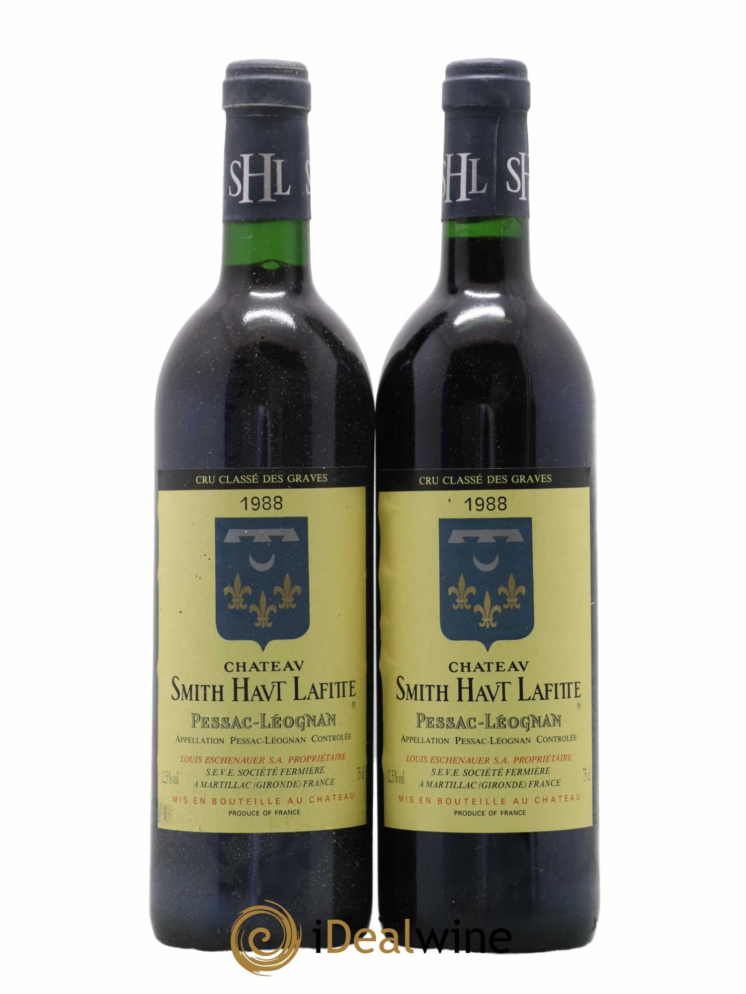 Château Smith Haut Lafitte Cru Classé de Graves 1988 - Lot de 2 bouteilles - 0