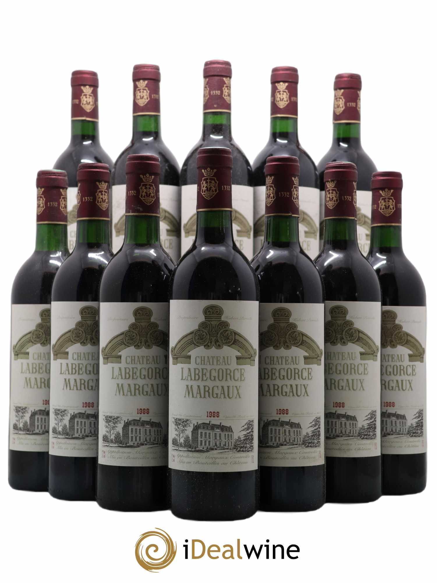 Château Labegorce Cru Bourgeois 1988 - Lot de 12 bouteilles - 0