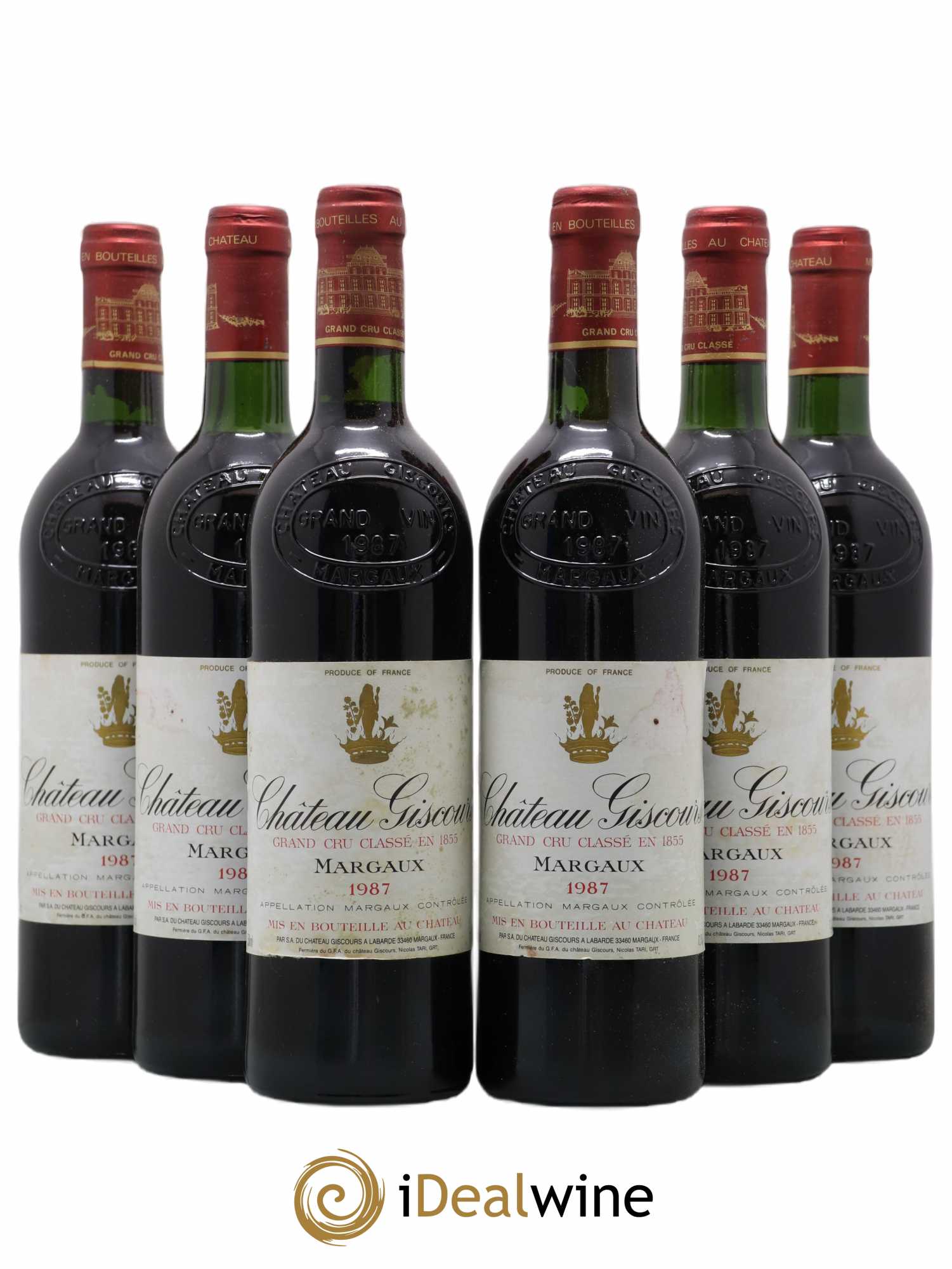Château Giscours 3ème Grand Cru Classé 1987 - Lot de 6 bouteilles - 0