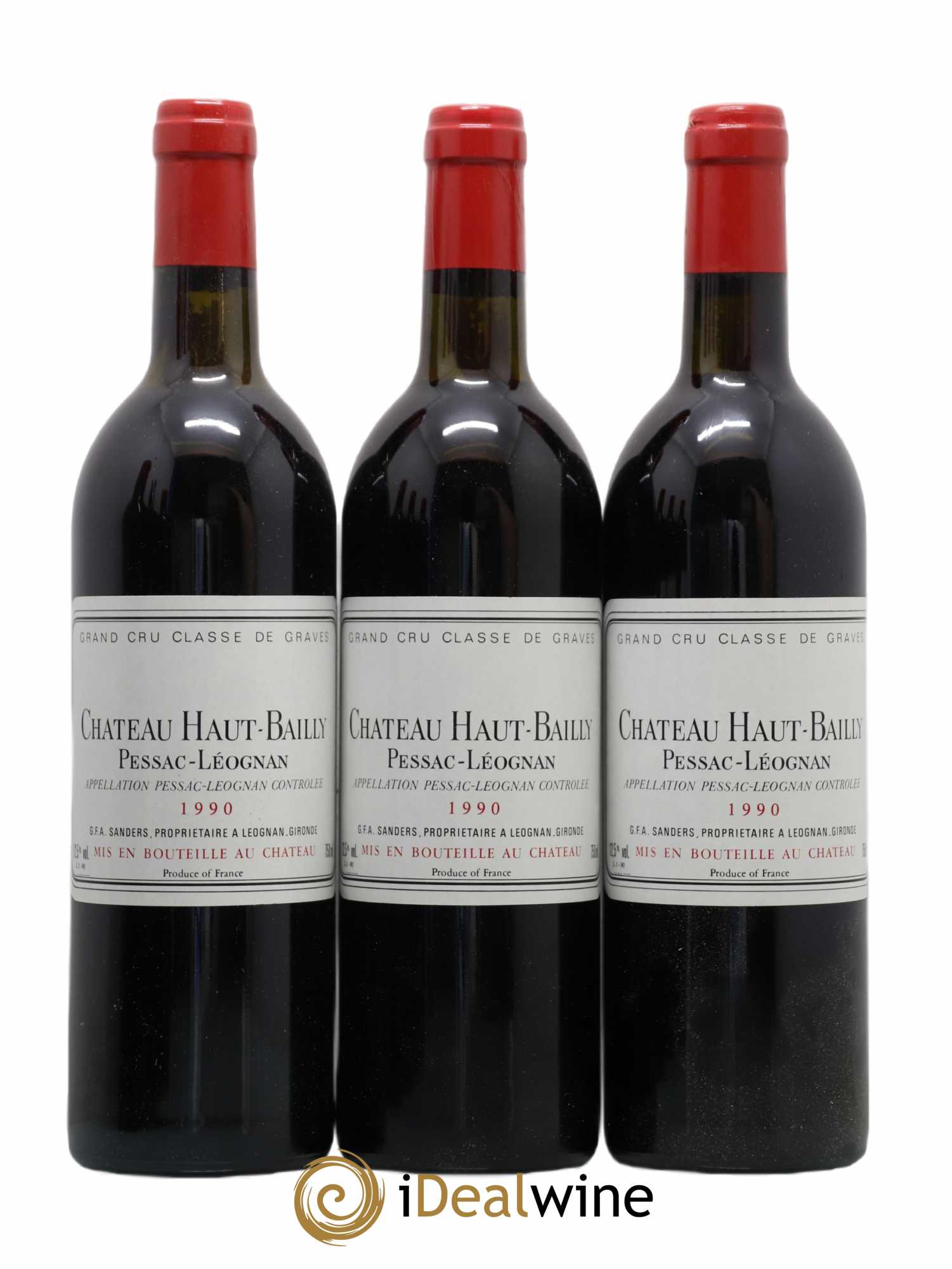 Château Haut-Bailly Cru Classé de Graves 1990 - Lot de 6 bouteilles - 1
