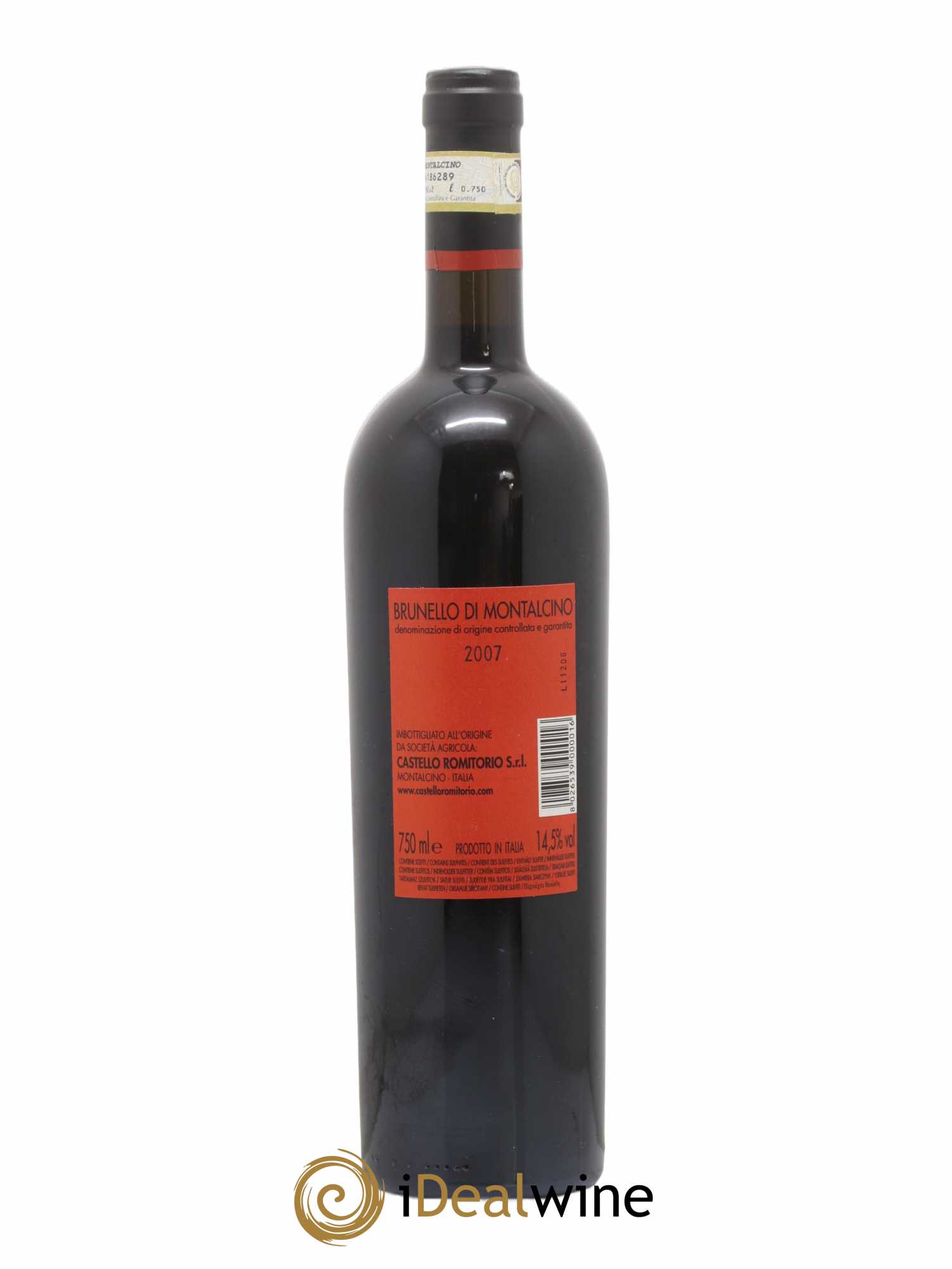 Brunello di Montalcino DOCG Castello Romitorio 2007 - Posten von 1 Flasche - 1