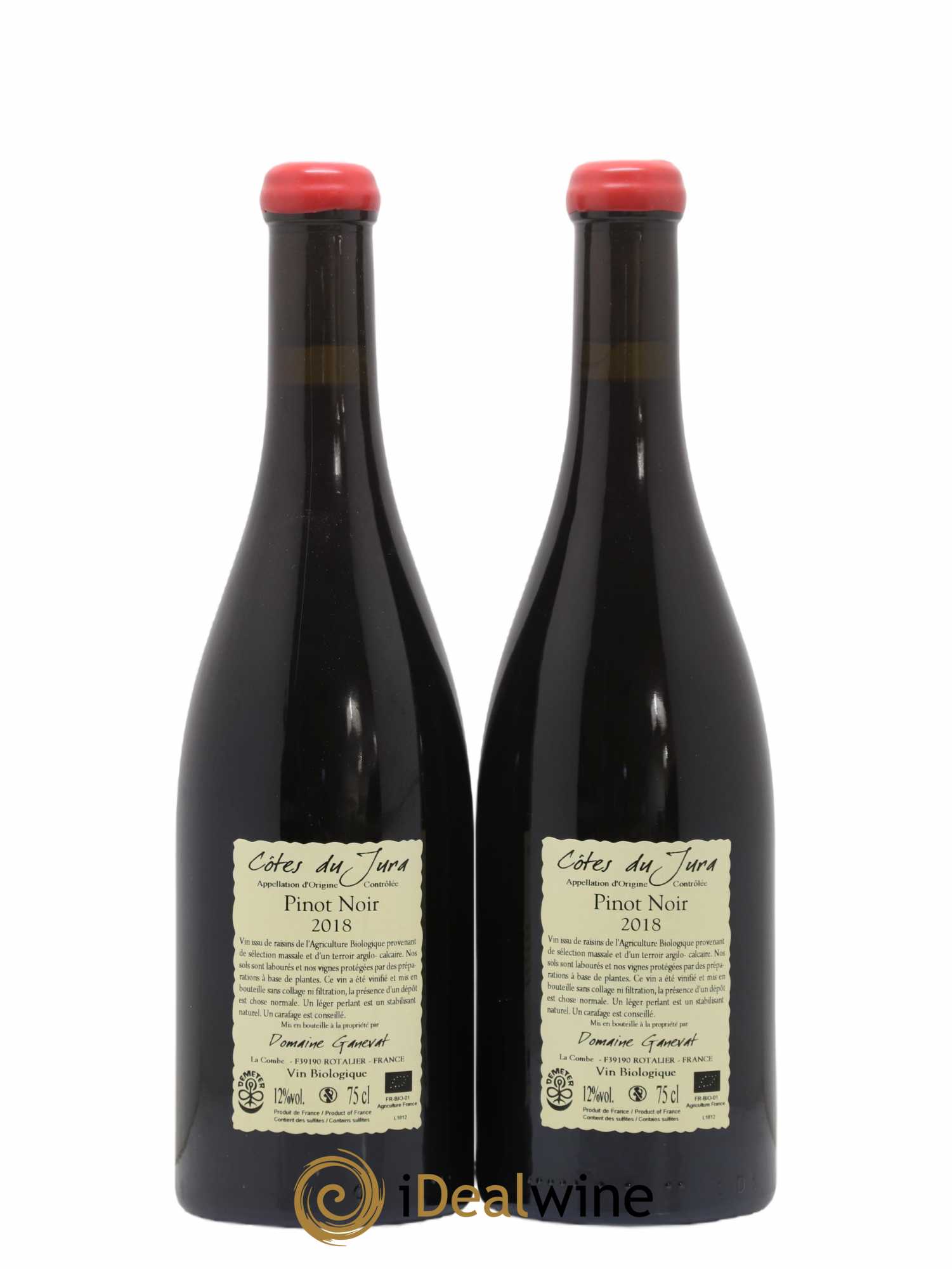 Côtes du Jura Cuvée Julien Jean-François Ganevat (Domaine) 2018 - Lot de 2 bouteilles - 1