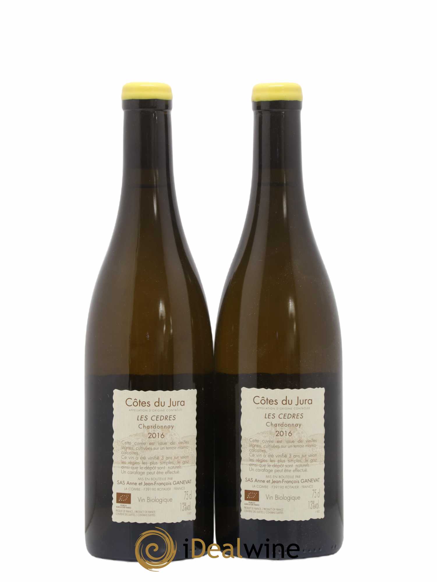 Vin de France (anciennement Côtes du Jura) Les Cèdres Anne et Jean François Ganevat 2016 - Lot de 2 bouteilles - 1