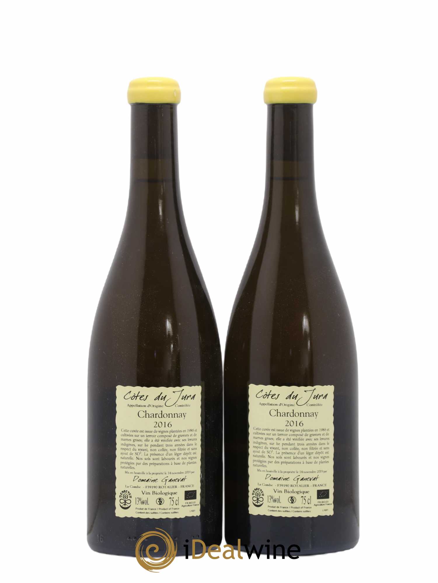 Côtes du Jura Cuvée Florine Jean-François Ganevat (Domaine) 2016 - Lot de 2 bouteilles - 1