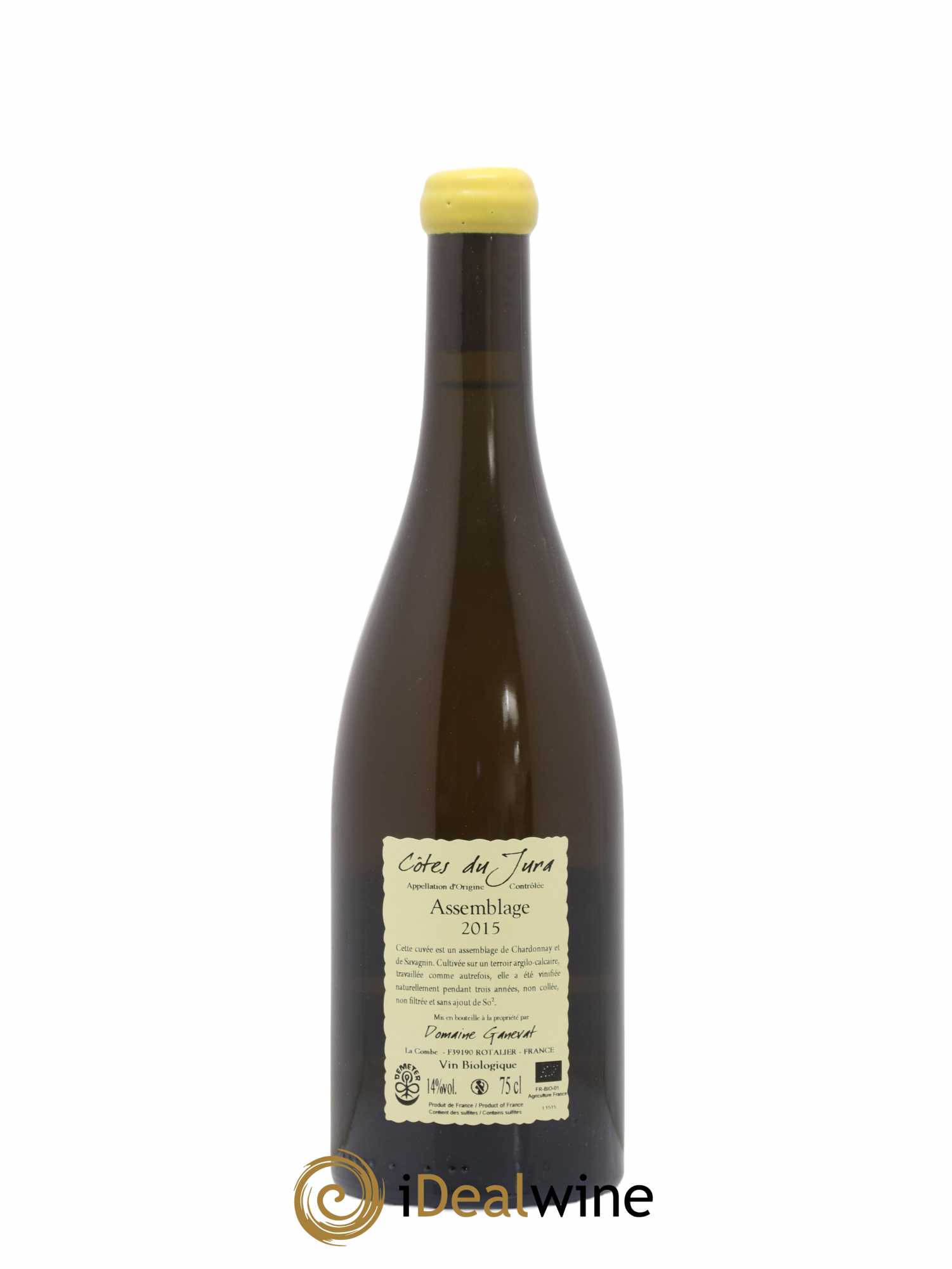 Côtes du Jura Cuvée Orégane Jean-François Ganevat (Domaine) 2015 - Lot de 1 bouteille - 1