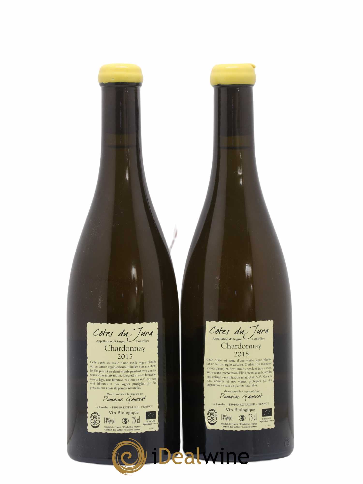 Côtes du Jura Les Chamois du Paradis Jean-François Ganevat (Domaine) 2015 - Lot de 2 bouteilles - 1