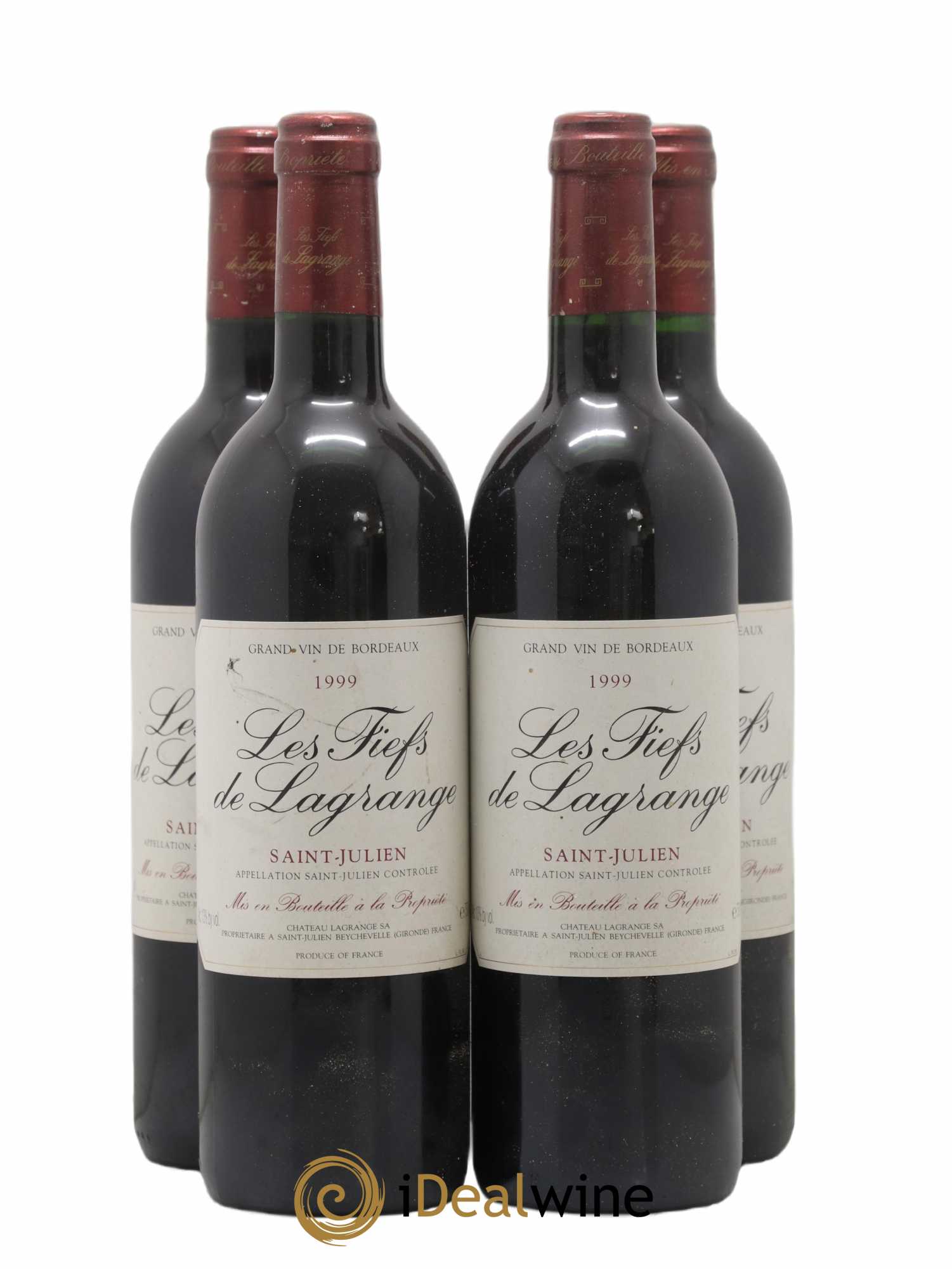 Les Fiefs de Lagrange Second Vin 1999 - Lot de 4 bouteilles - 0
