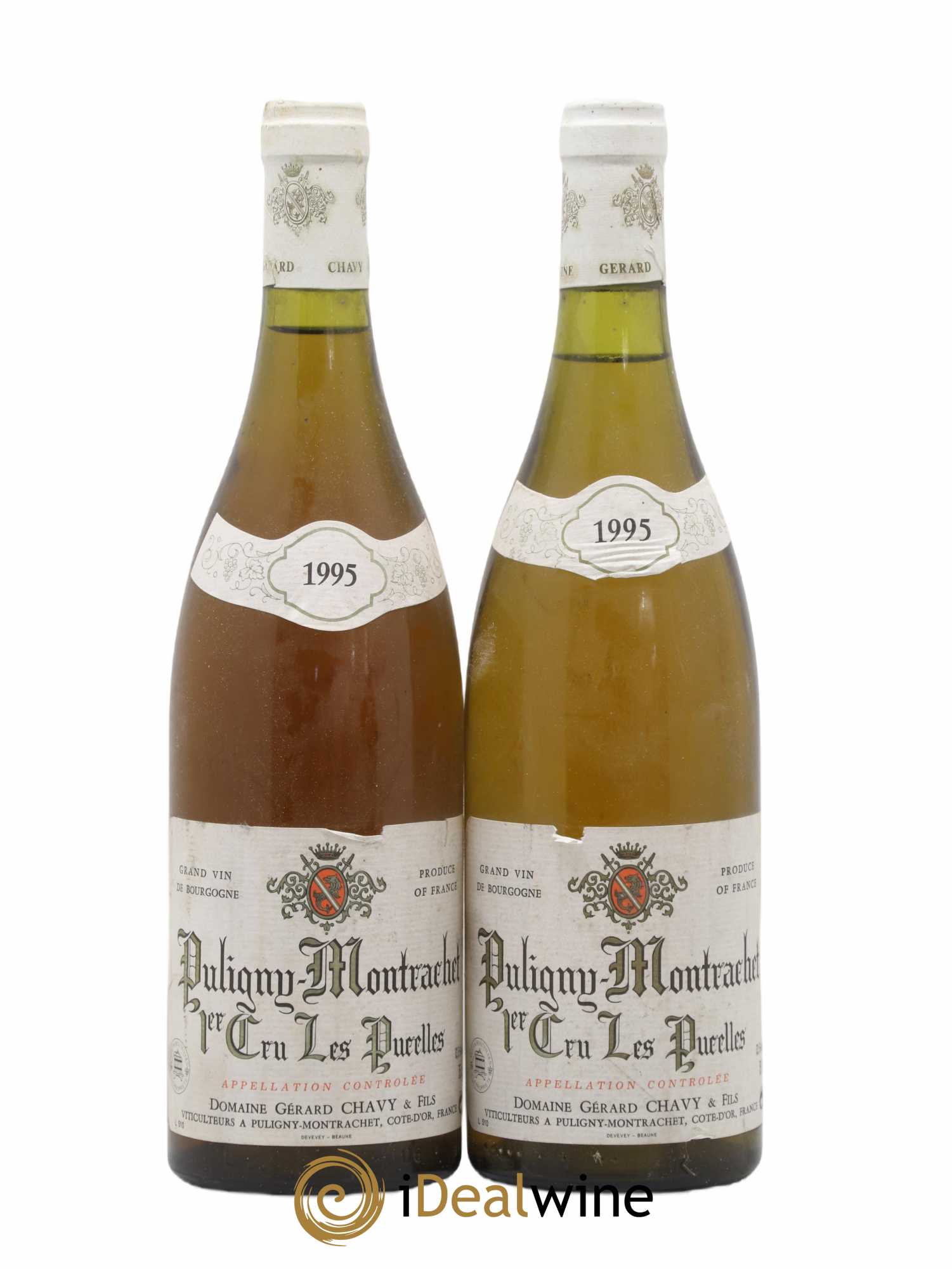 Puligny-Montrachet 1er Cru Les Pucelles Gerard Chavy 1995 - Posten von 2 Flaschen - 0