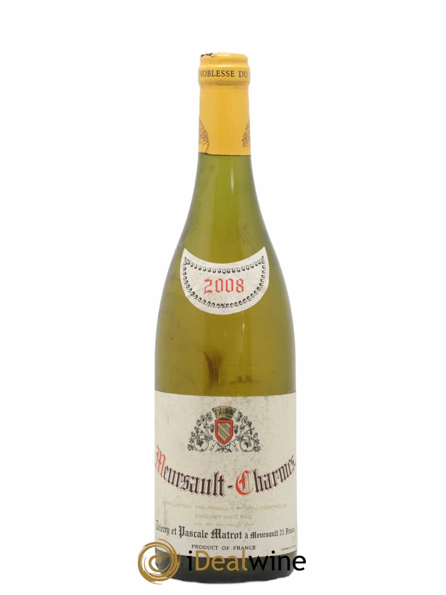Meursault 1er Cru Charmes Matrot (Domaine) 2008 - Lot de 1 bouteille - 0