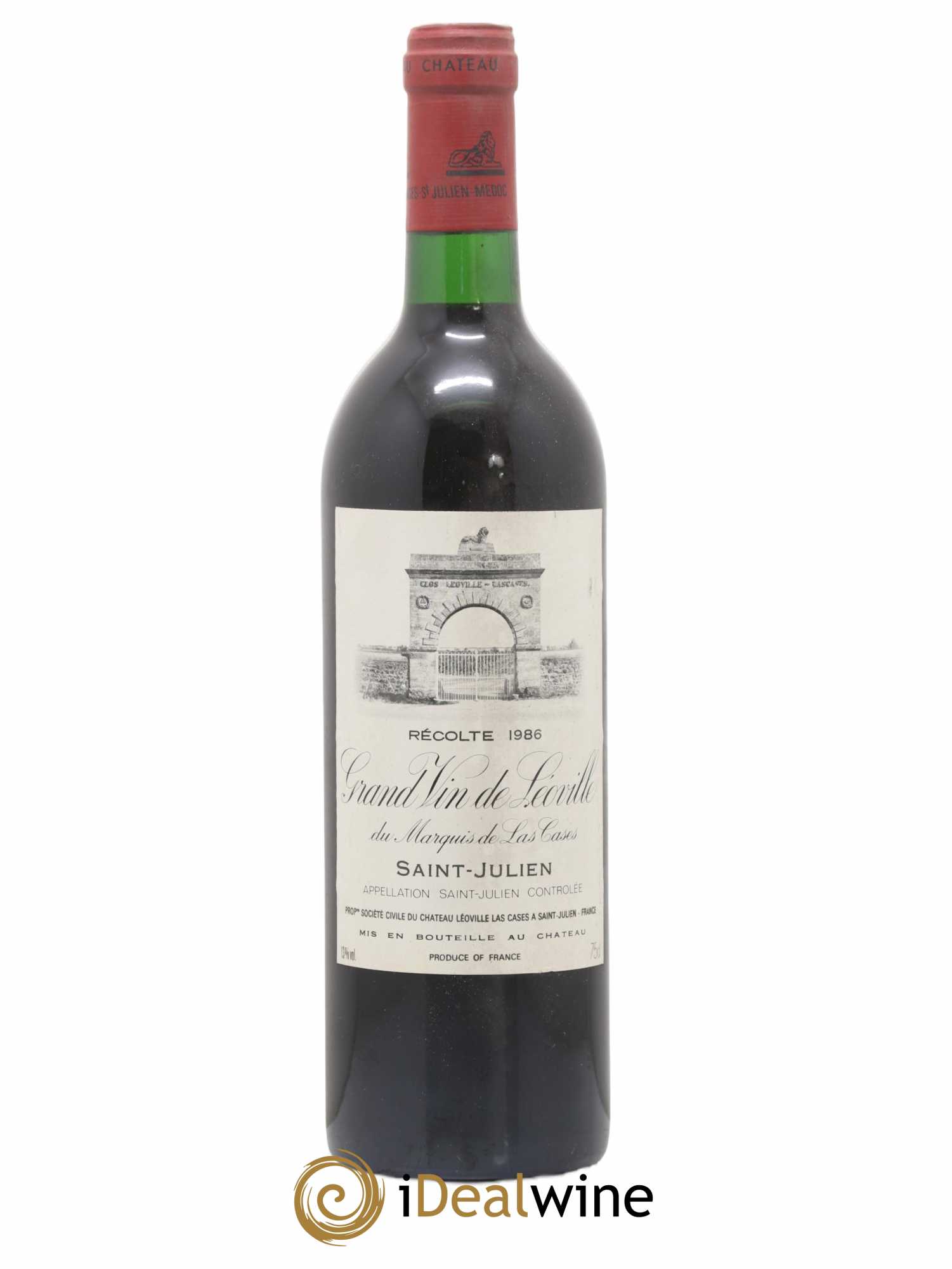 Château Léoville Las Cases 2ème Grand Cru Classé 1986 - Lot de 1 bouteille - 0