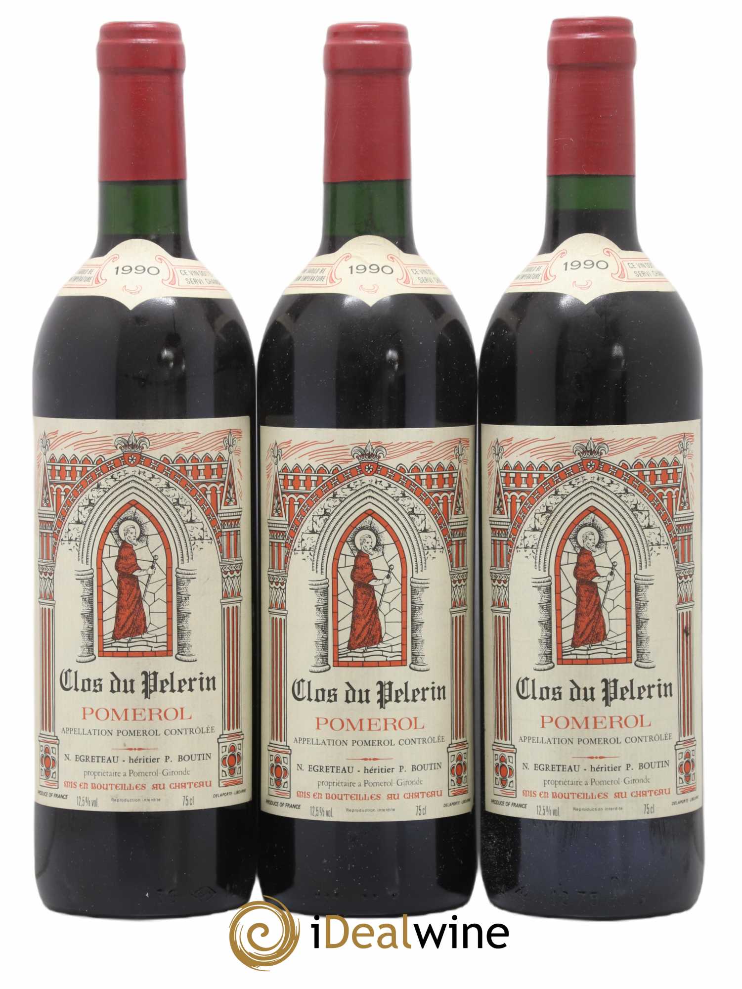 Clos du Pèlerin 1990 - Lot de 3 bouteilles - 0