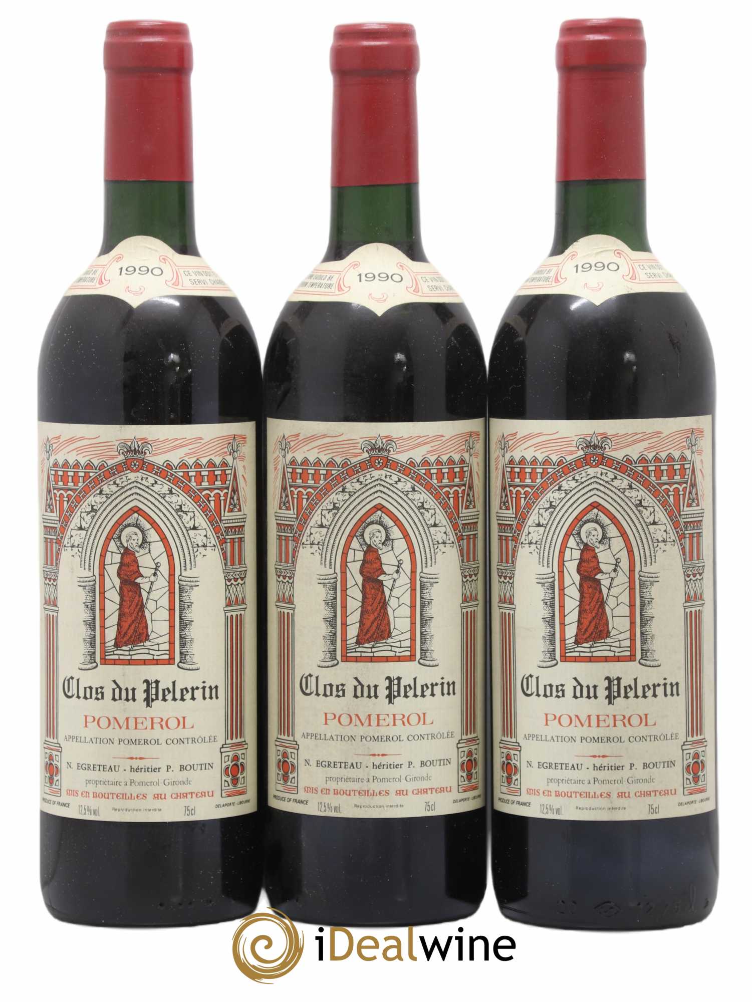 Clos du Pèlerin 1990 - Lot de 3 bouteilles - 0