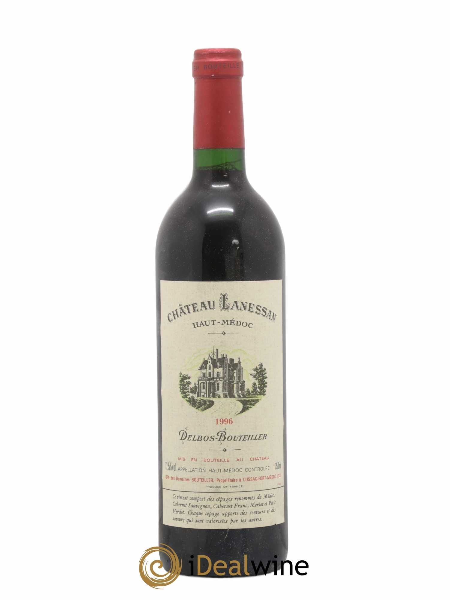 Château Lanessan Cru Bourgeois 1996 - Lot de 1 bouteille - 0