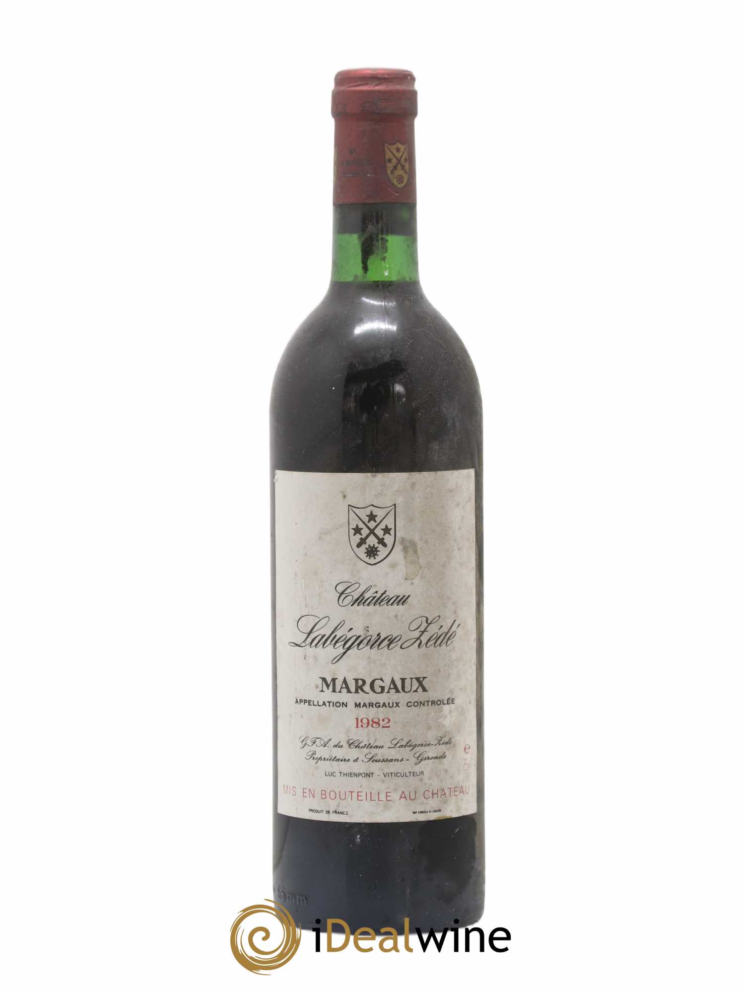 Château Labegorce Zédé Cru Bourgeois 1982 - Lot de 1 bouteille - 0