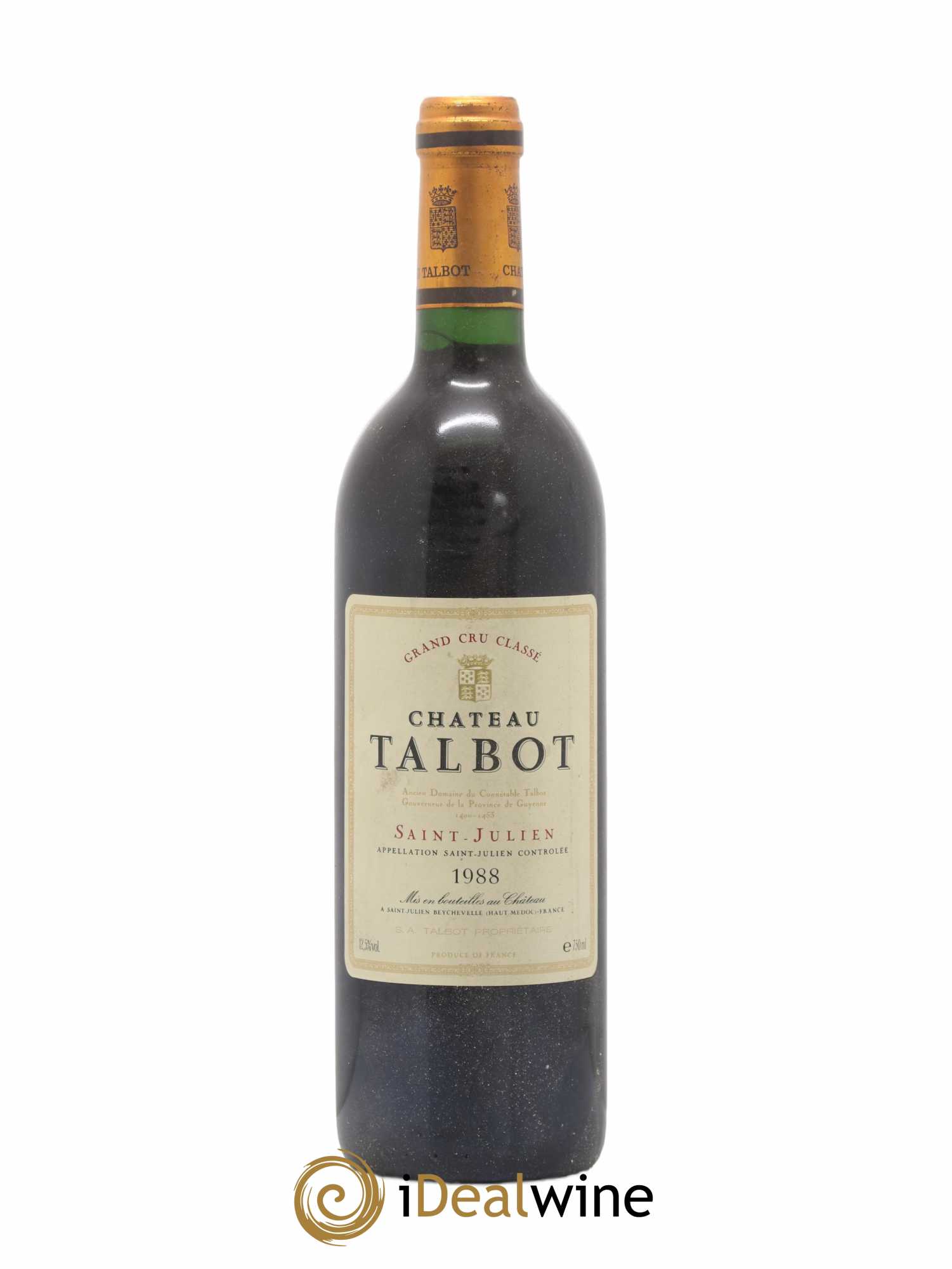 Château Talbot 4ème Grand Cru Classé 1988 - Lot de 1 bouteille - 0