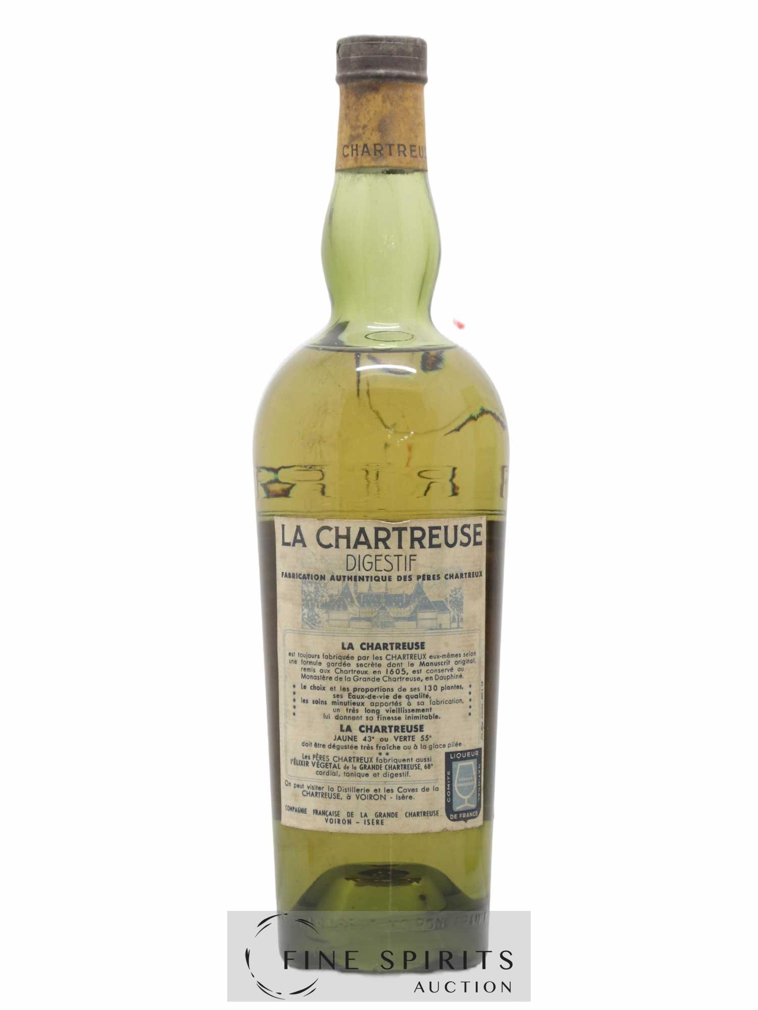Chartreuse Of. Jaune (1956-1962) - Lot of 1 bottle - 2