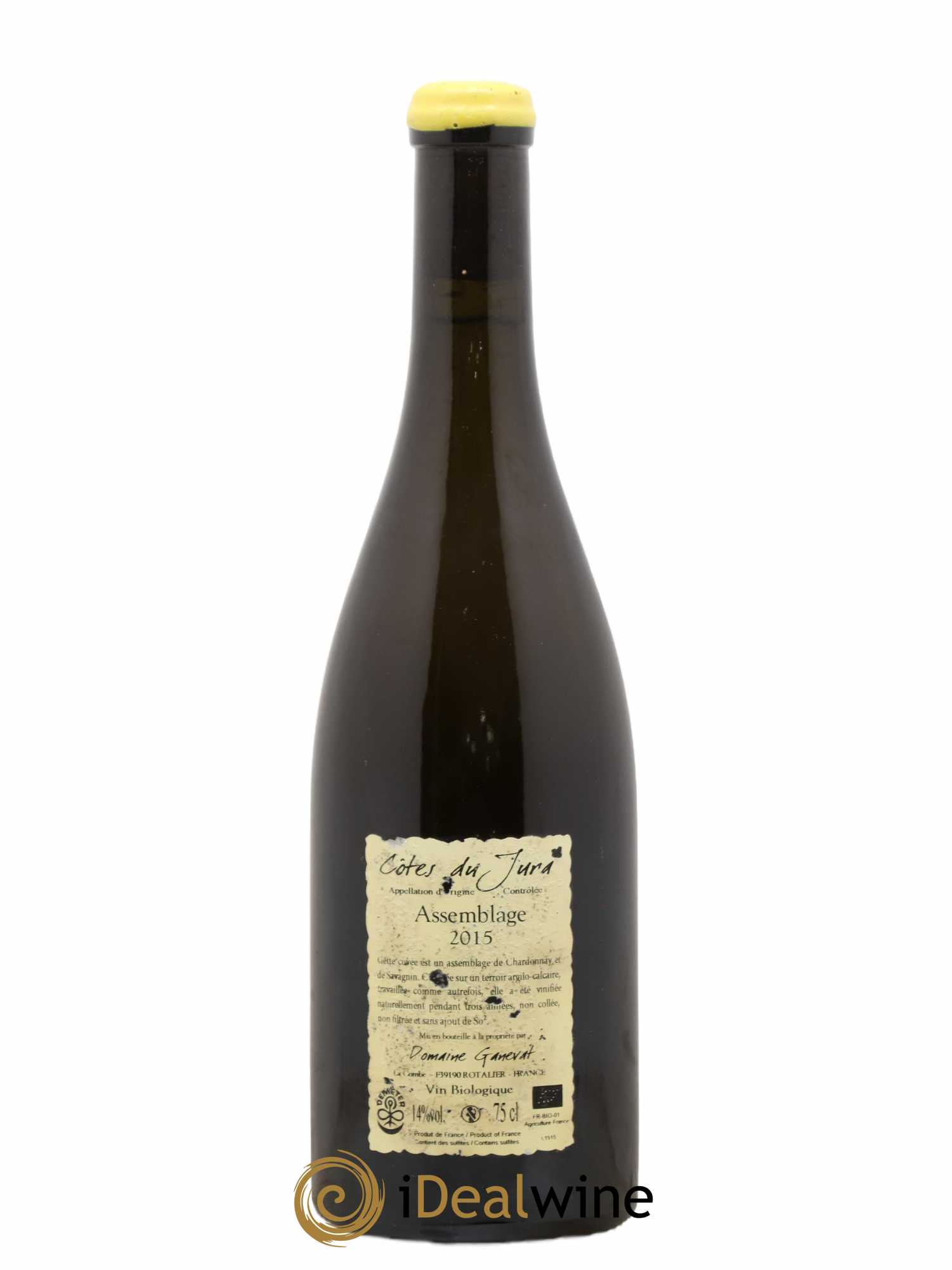 Côtes du Jura Cuvée Orégane Jean-François Ganevat (Domaine) 2015 - Lot de 1 bouteille - 1