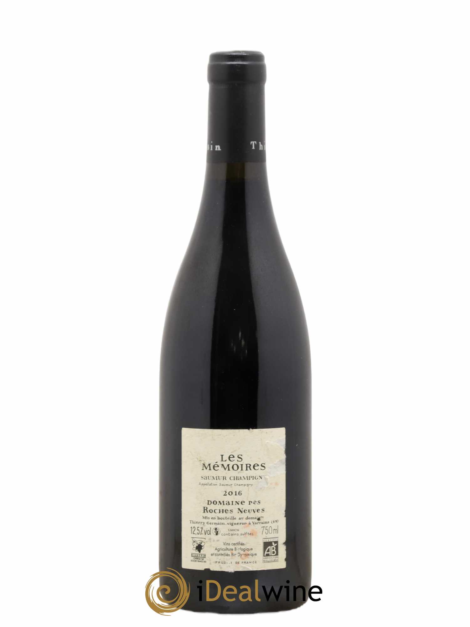 Saumur-Champigny Les Mémoires Domaine des Roches Neuves - Thierry Germain 2016 - Posten von 1 Flasche - 1