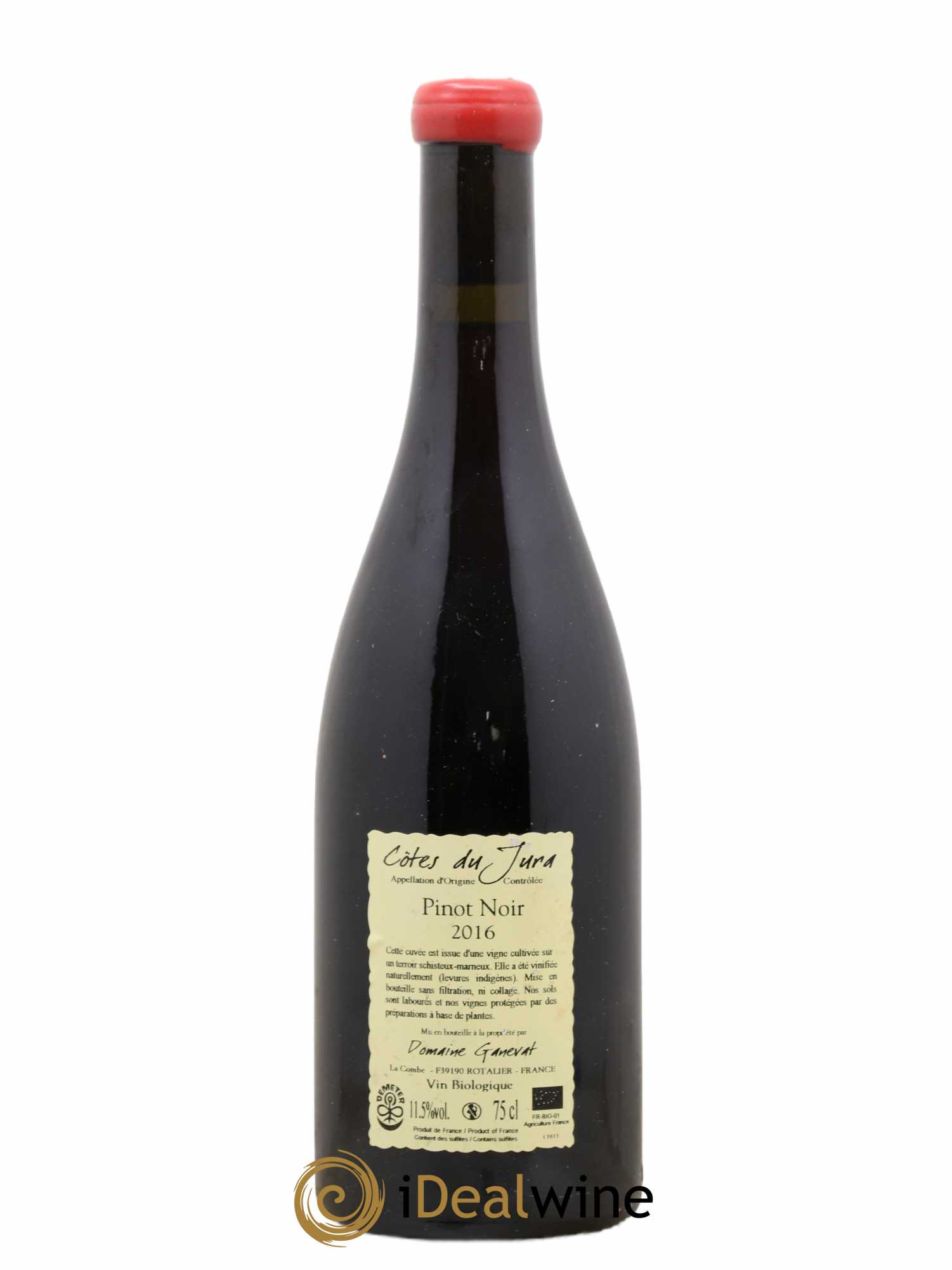 Côtes du Jura Pinot Noir En Billat Jean-François Ganevat (Domaine) 2016 - Lot de 1 bouteille - 1