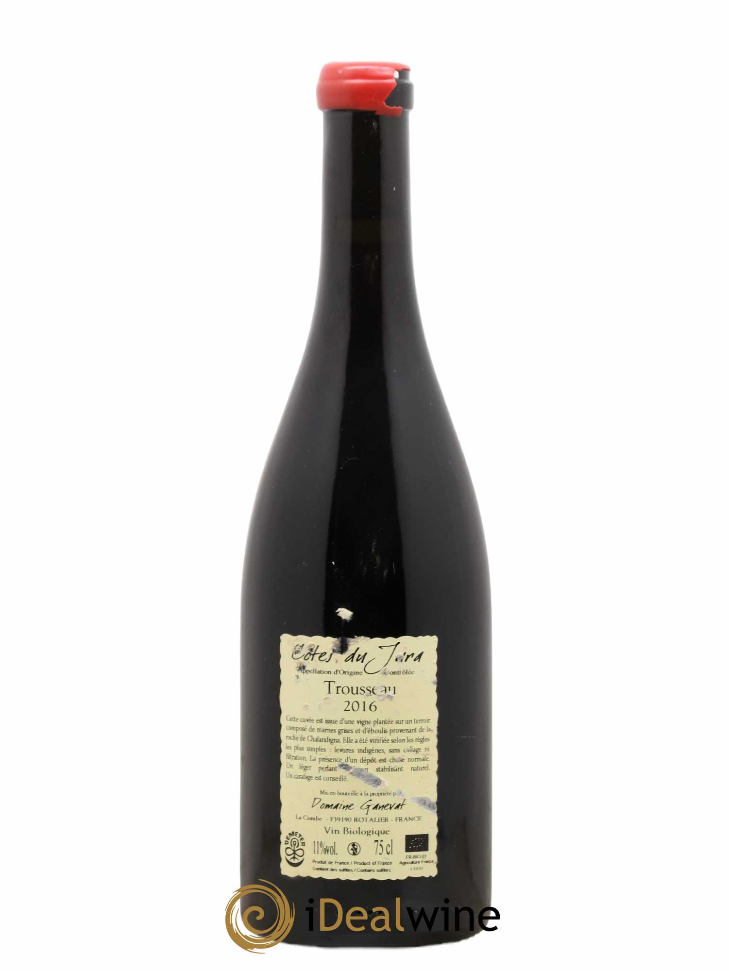 Côtes du Jura Plein Sud Jean-François Ganevat (Domaine) 2016 - Lot de 1 bouteille - 1