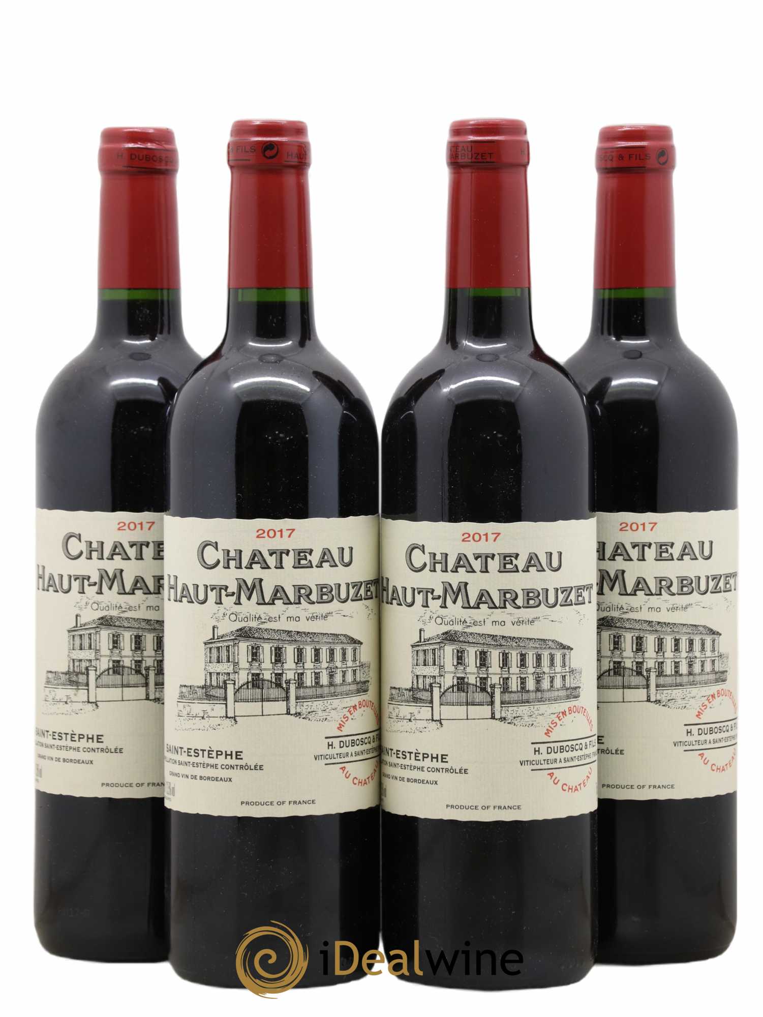 Château Haut Marbuzet 2017 - Lot de 4 bouteilles - 0