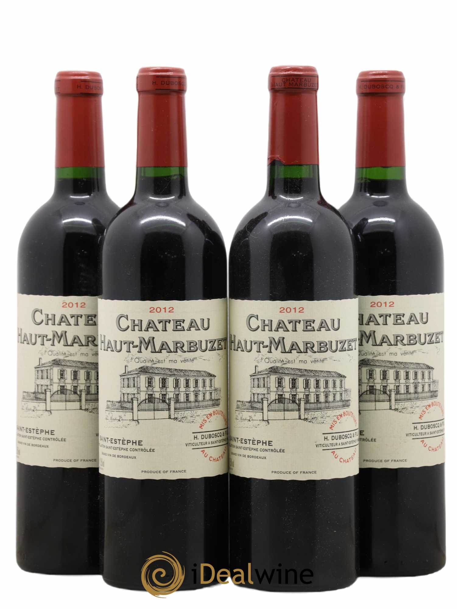 Château Haut Marbuzet 2012 - Lot de 4 bouteilles - 0