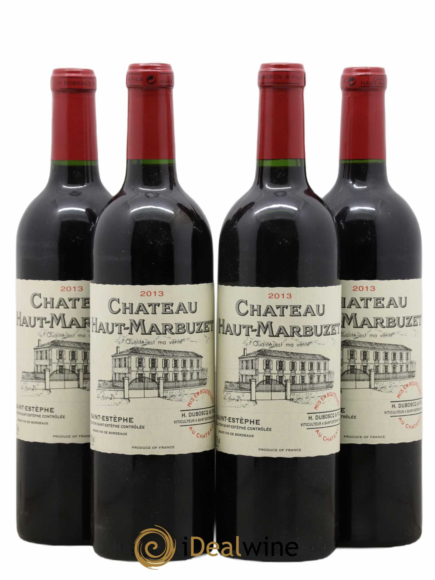 Château Haut Marbuzet 2013 - Lot de 4 bouteilles - 0
