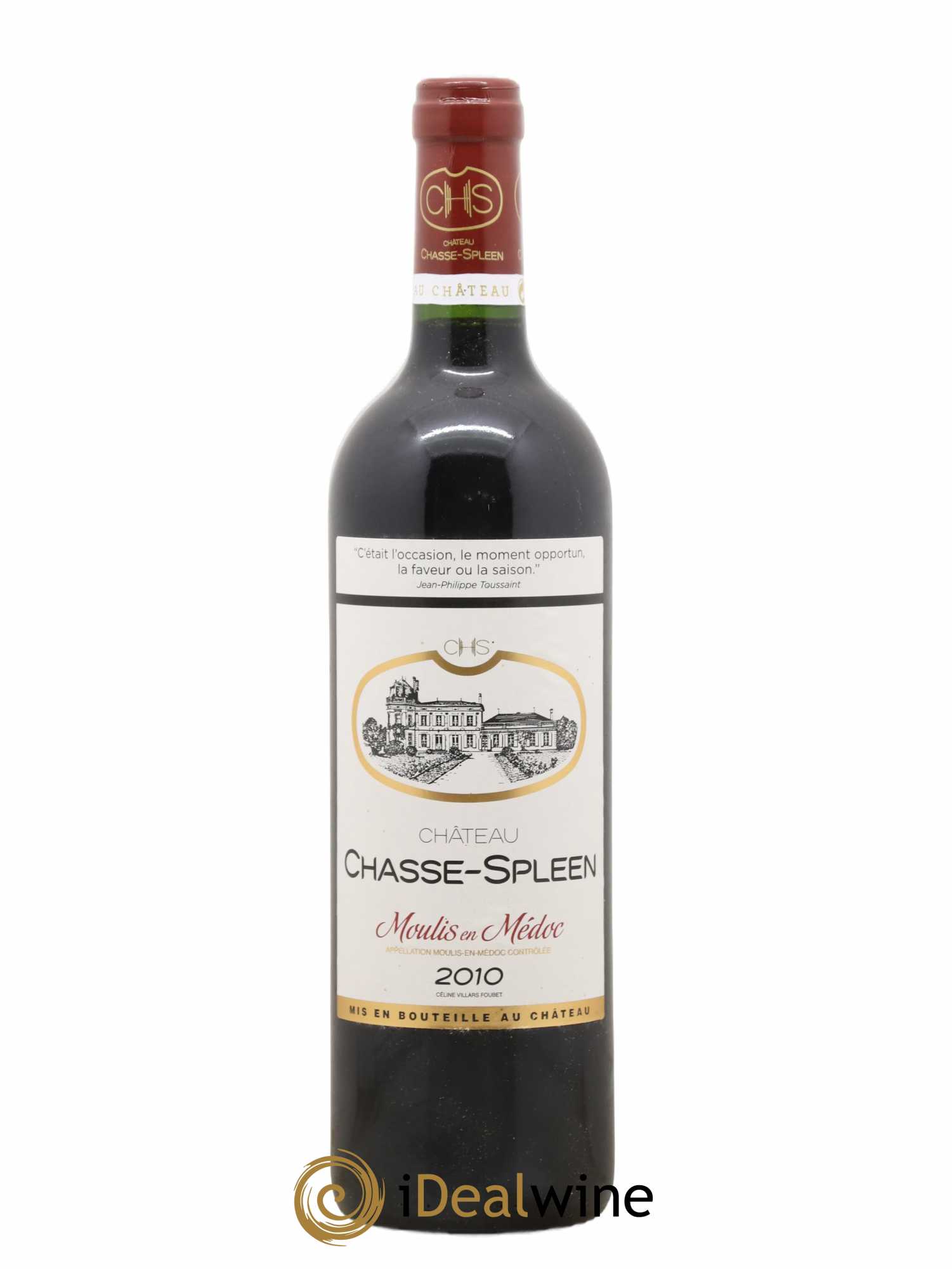 Château Chasse Spleen 2010 - Lot de 1 bouteille - 0